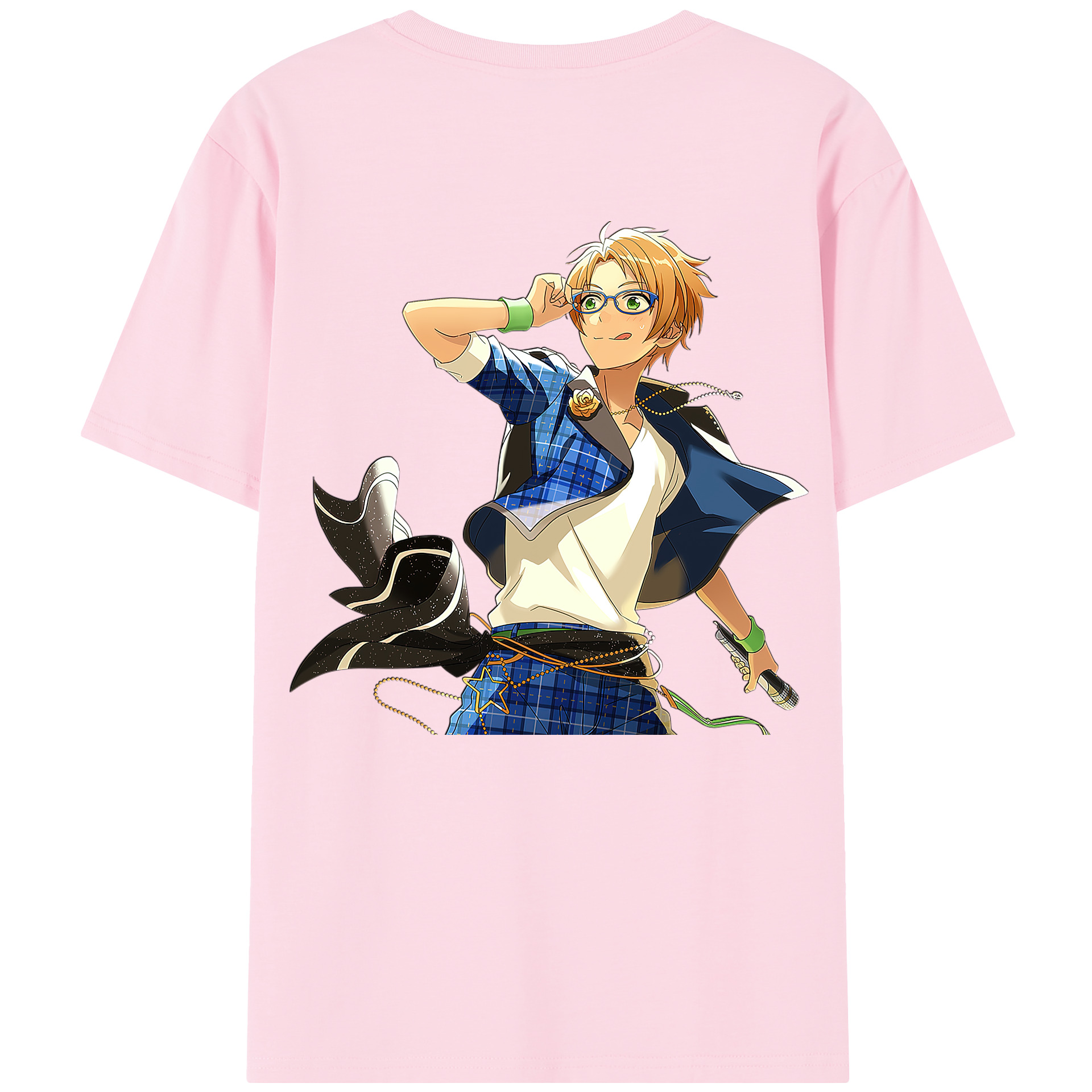 （画像用） あんさんぶるスターズ! Ensemble Stars 綿100％半袖Tシャツ（背面プリント）