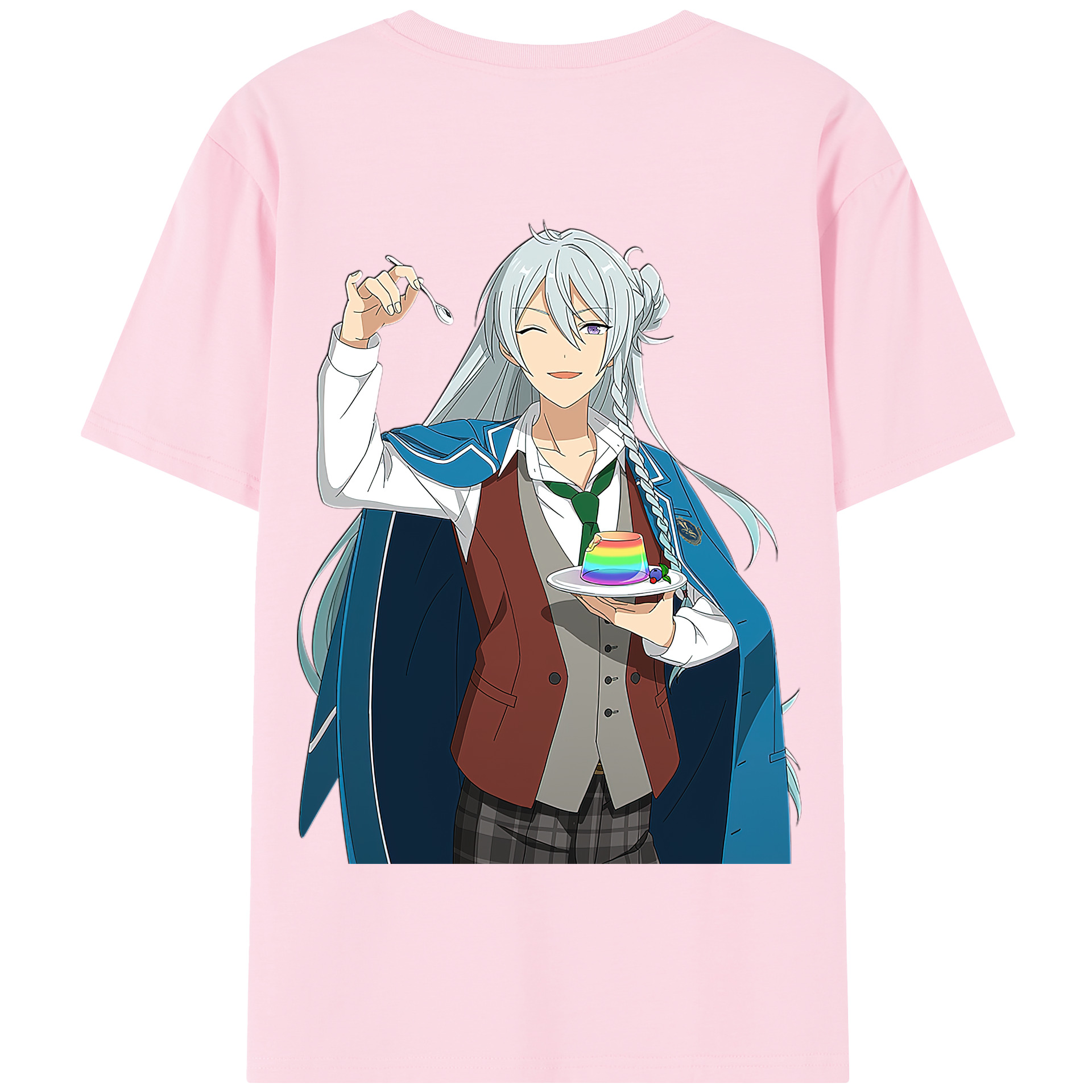 （画像用） あんさんぶるスターズ! Ensemble Stars 綿100％半袖Tシャツ（背面プリント）