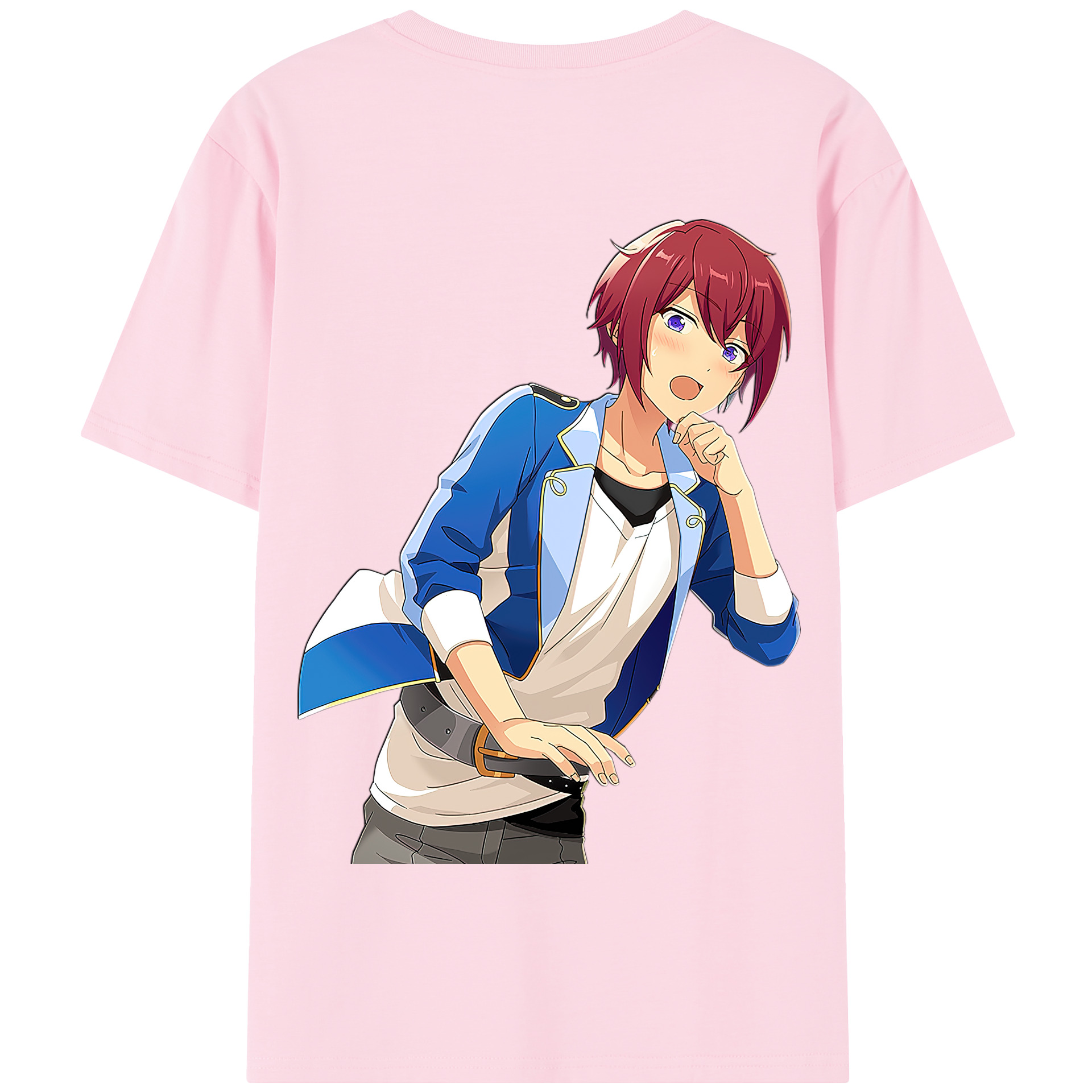 （画像用） あんさんぶるスターズ! Ensemble Stars 綿100％半袖Tシャツ（背面プリント）