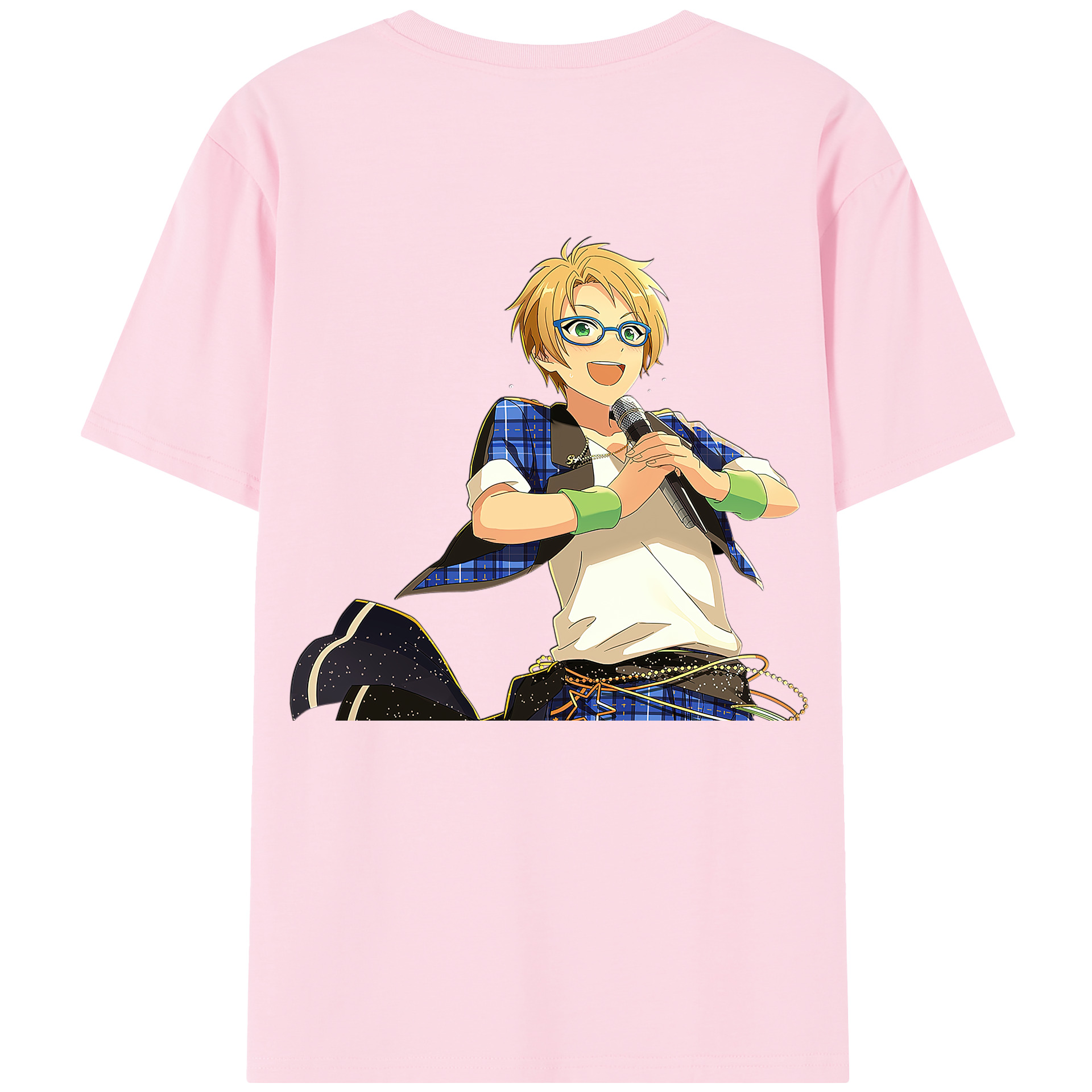 （画像用） あんさんぶるスターズ! Ensemble Stars 綿100％半袖Tシャツ（背面プリント）