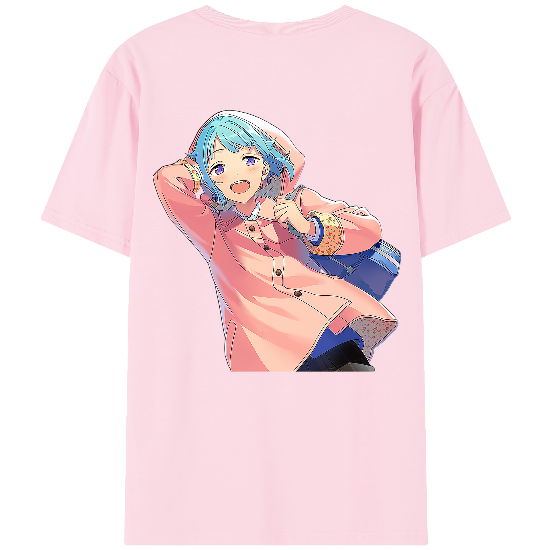 （画像用） あんさんぶるスターズ! Ensemble Stars 綿100％半袖Tシャツ（背面プリント）