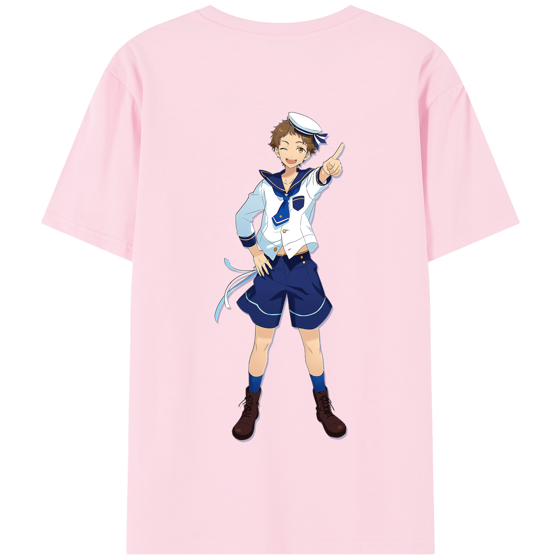 （画像用） あんさんぶるスターズ! Ensemble Stars 綿100％半袖Tシャツ（背面プリント）