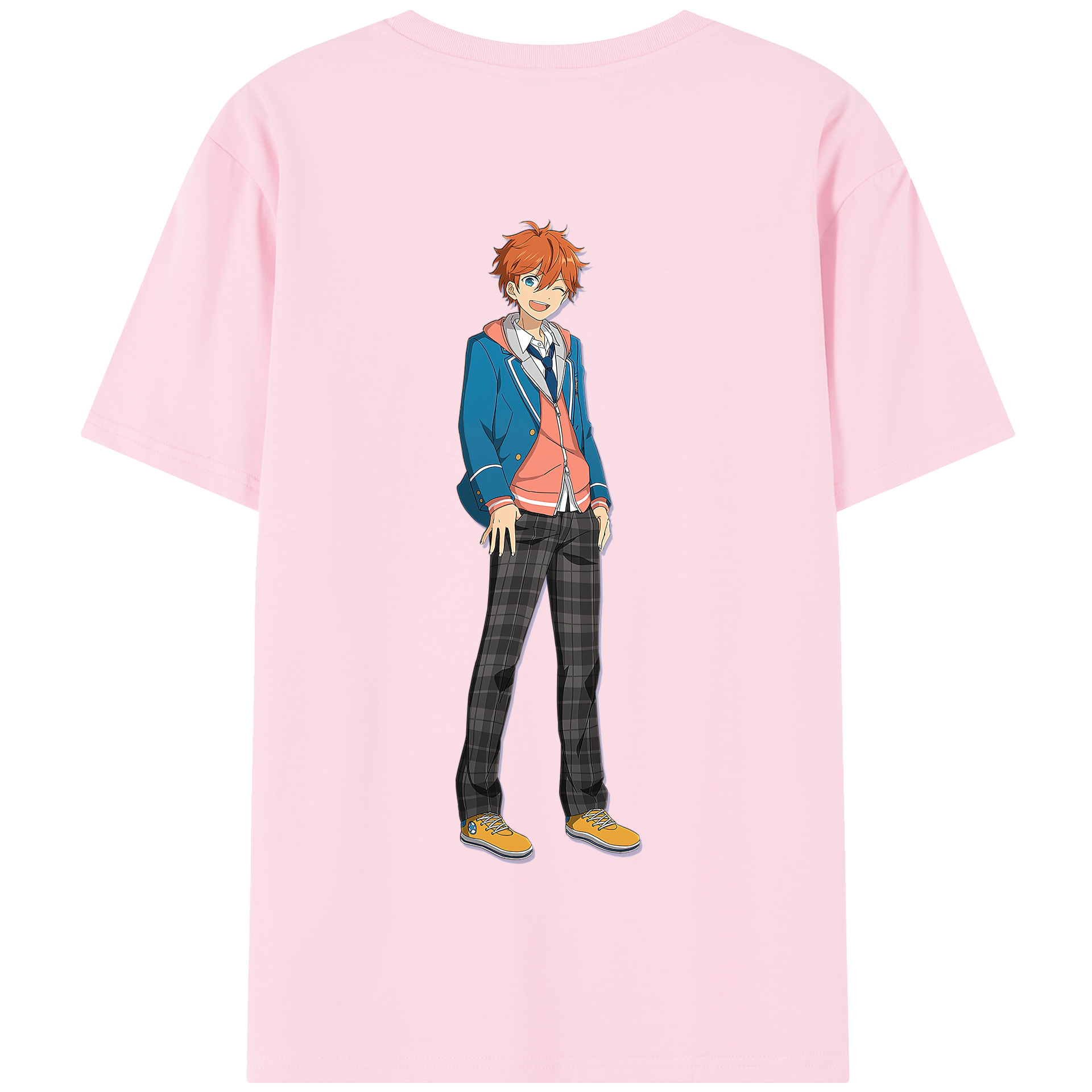 （画像用） あんさんぶるスターズ! Ensemble Stars 綿100％半袖Tシャツ（背面プリント）