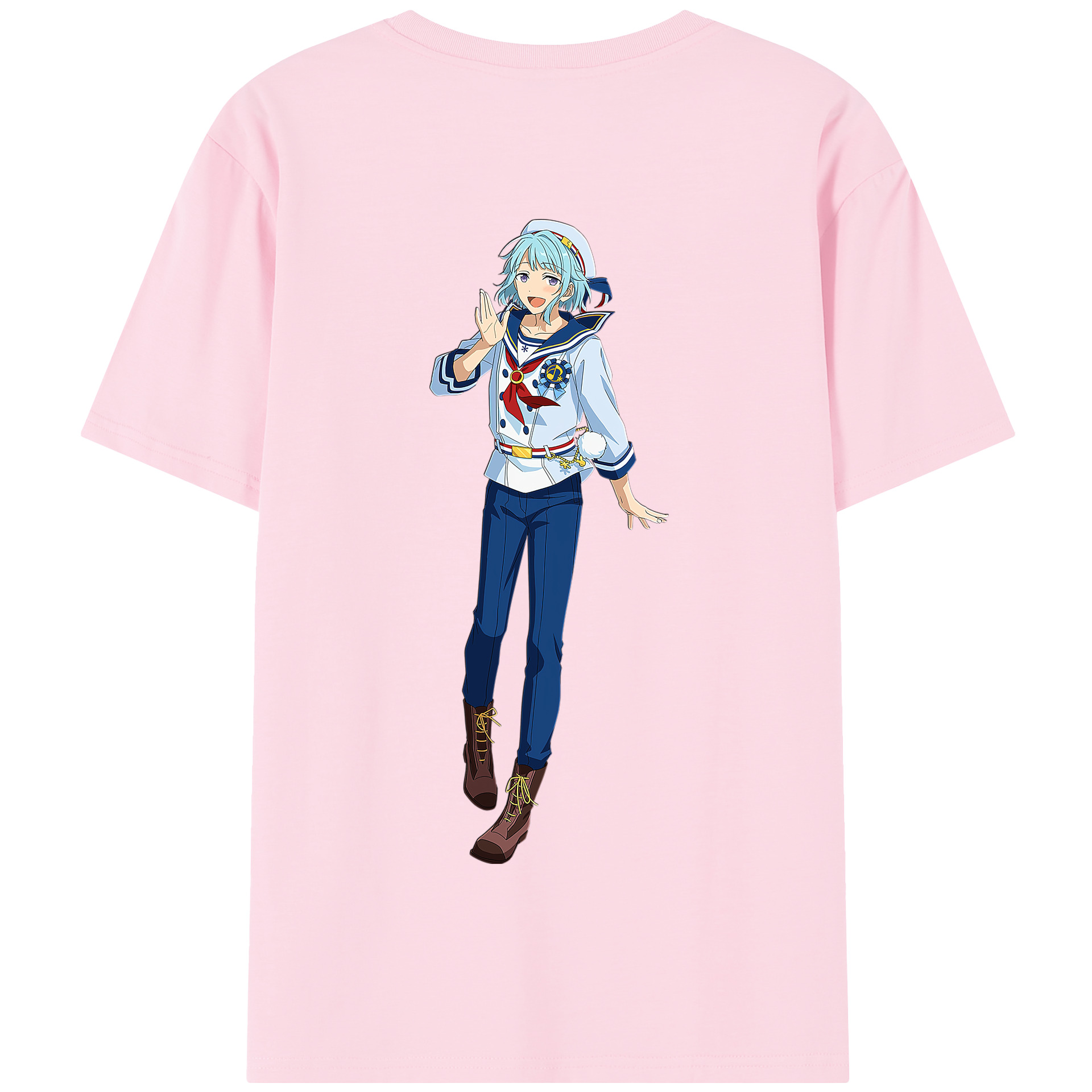 （画像用） あんさんぶるスターズ! Ensemble Stars 綿100％半袖Tシャツ（背面プリント）