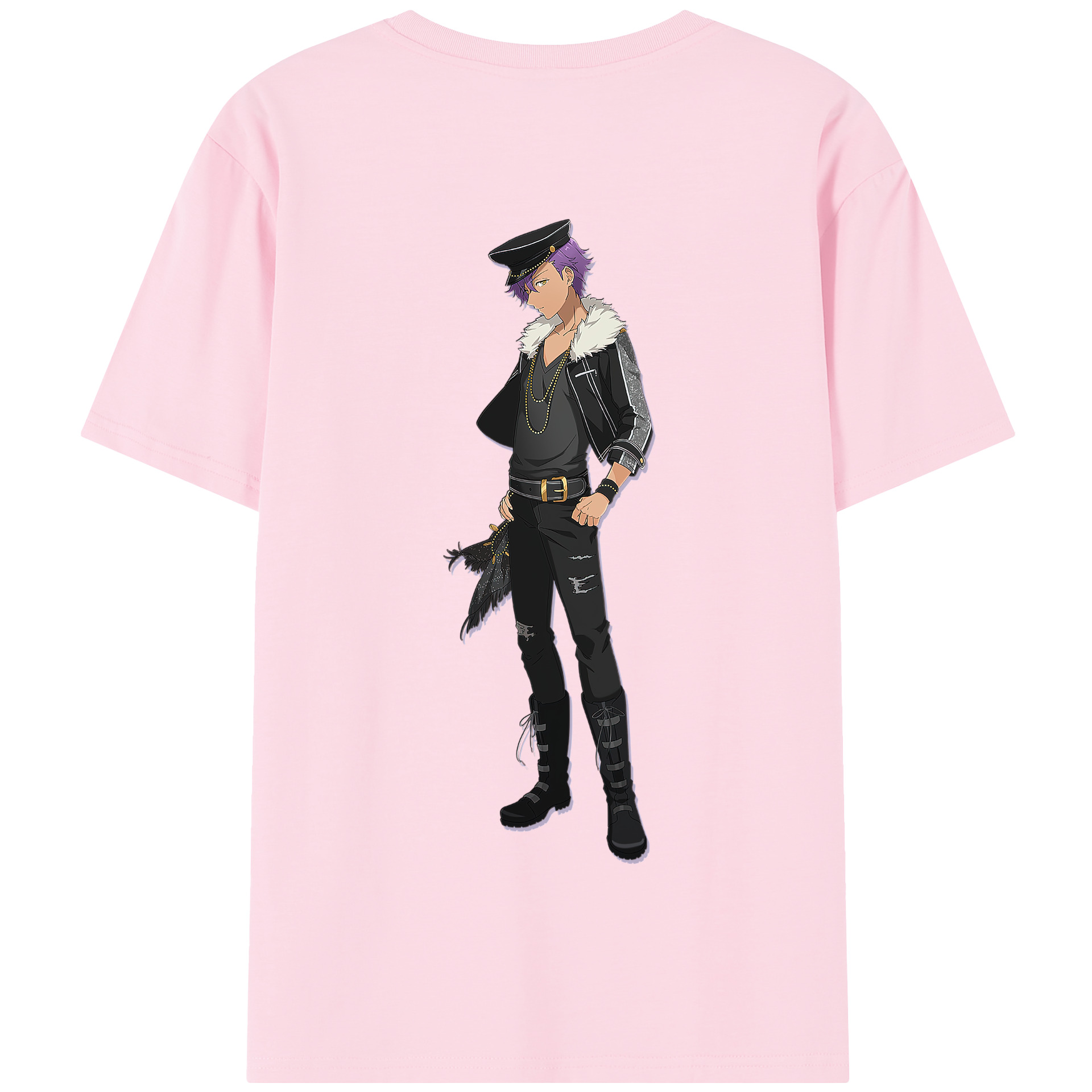 （画像用） あんさんぶるスターズ! Ensemble Stars 綿100％半袖Tシャツ（背面プリント）