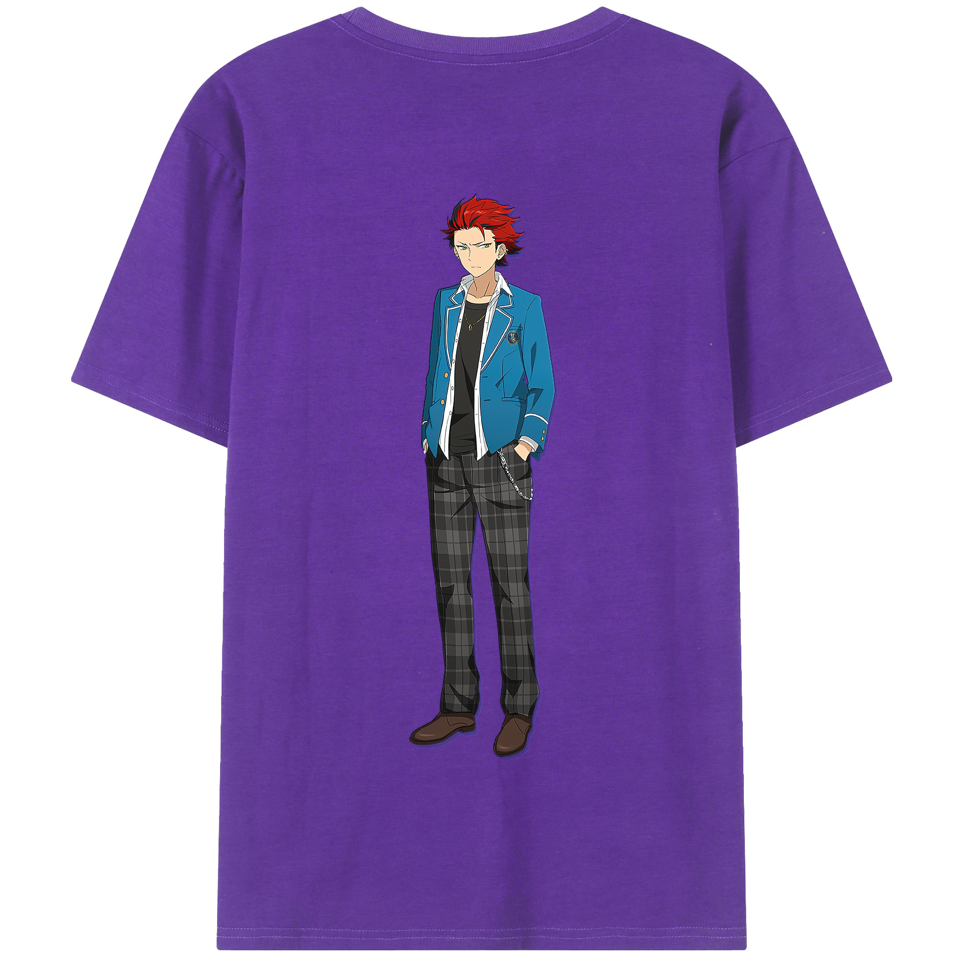 （画像用） あんさんぶるスターズ! Ensemble Stars 綿100％半袖Tシャツ（背面プリント）