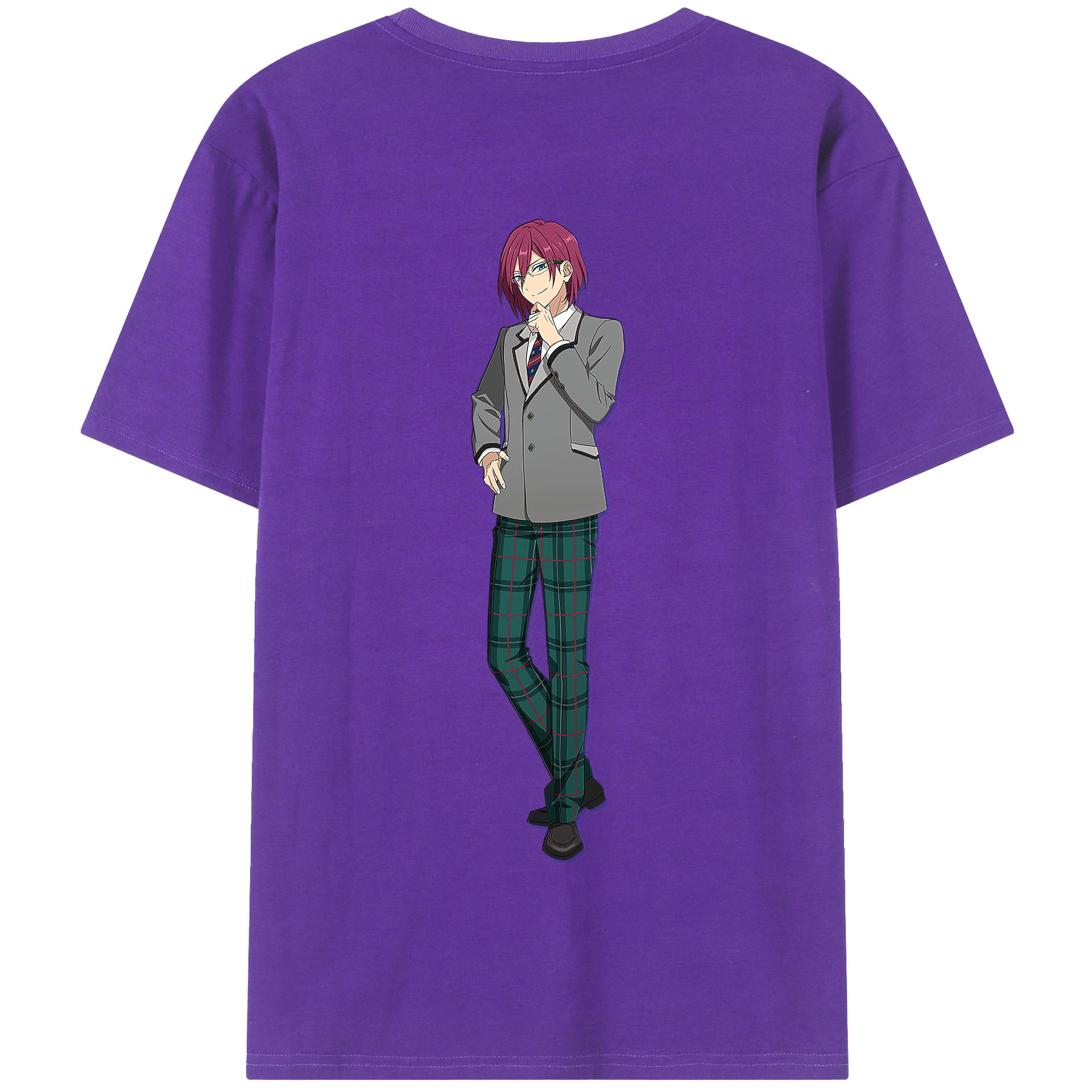 （画像用） あんさんぶるスターズ! Ensemble Stars 綿100％半袖Tシャツ（背面プリント）