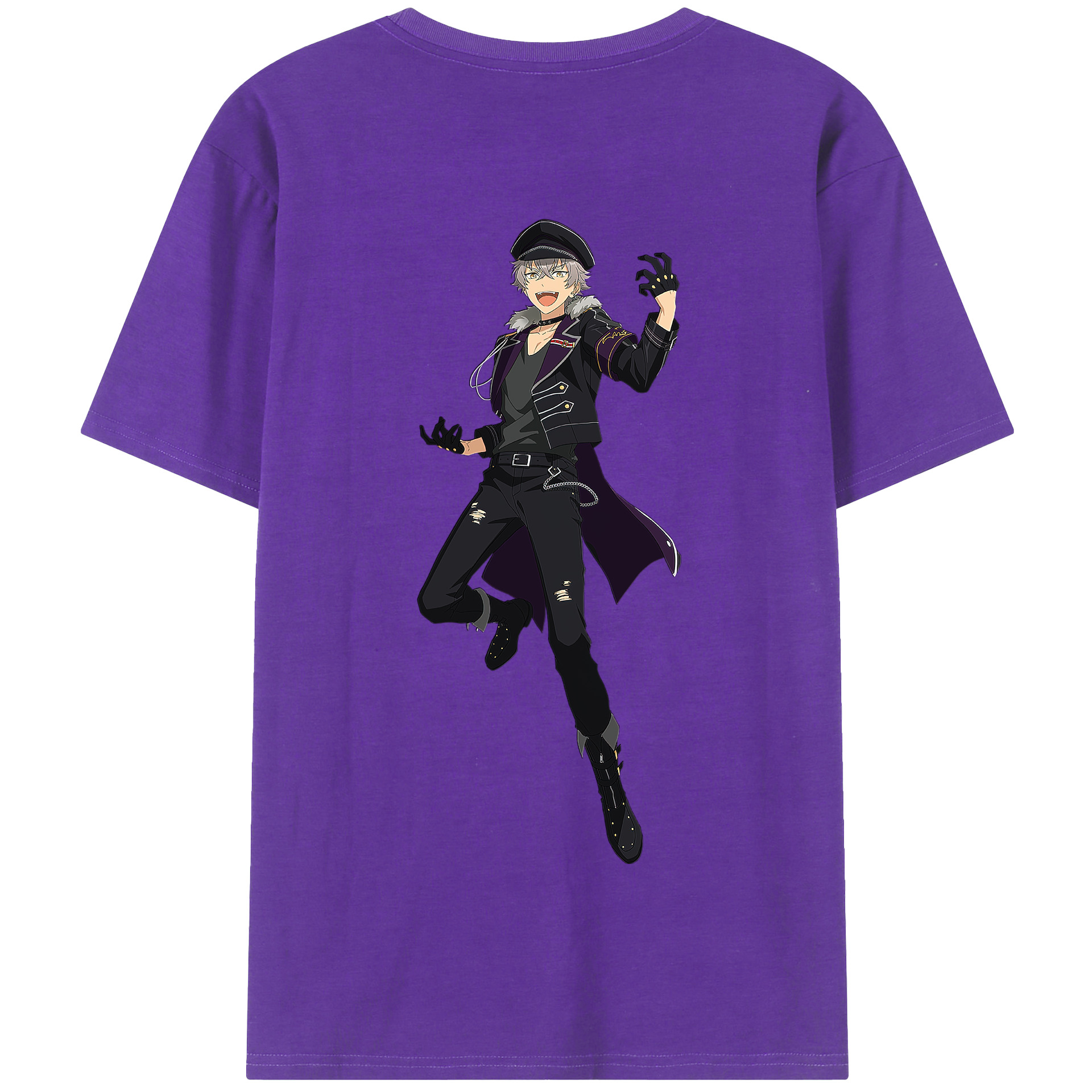（画像用） あんさんぶるスターズ! Ensemble Stars 綿100％半袖Tシャツ（背面プリント）