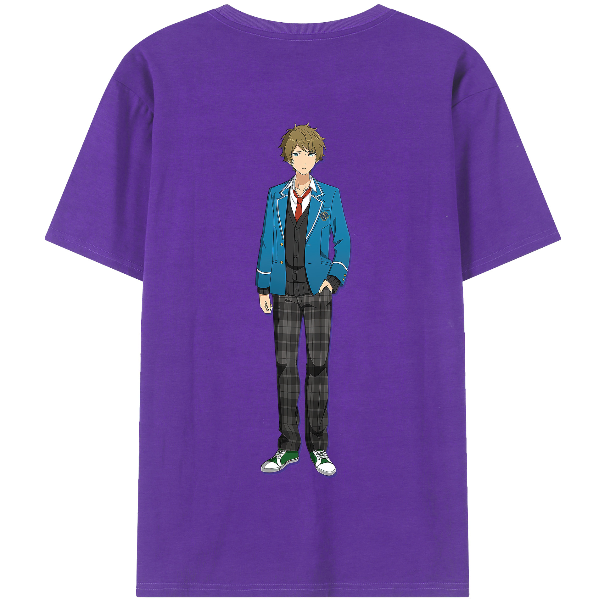 （画像用） あんさんぶるスターズ! Ensemble Stars 綿100％半袖Tシャツ（背面プリント）
