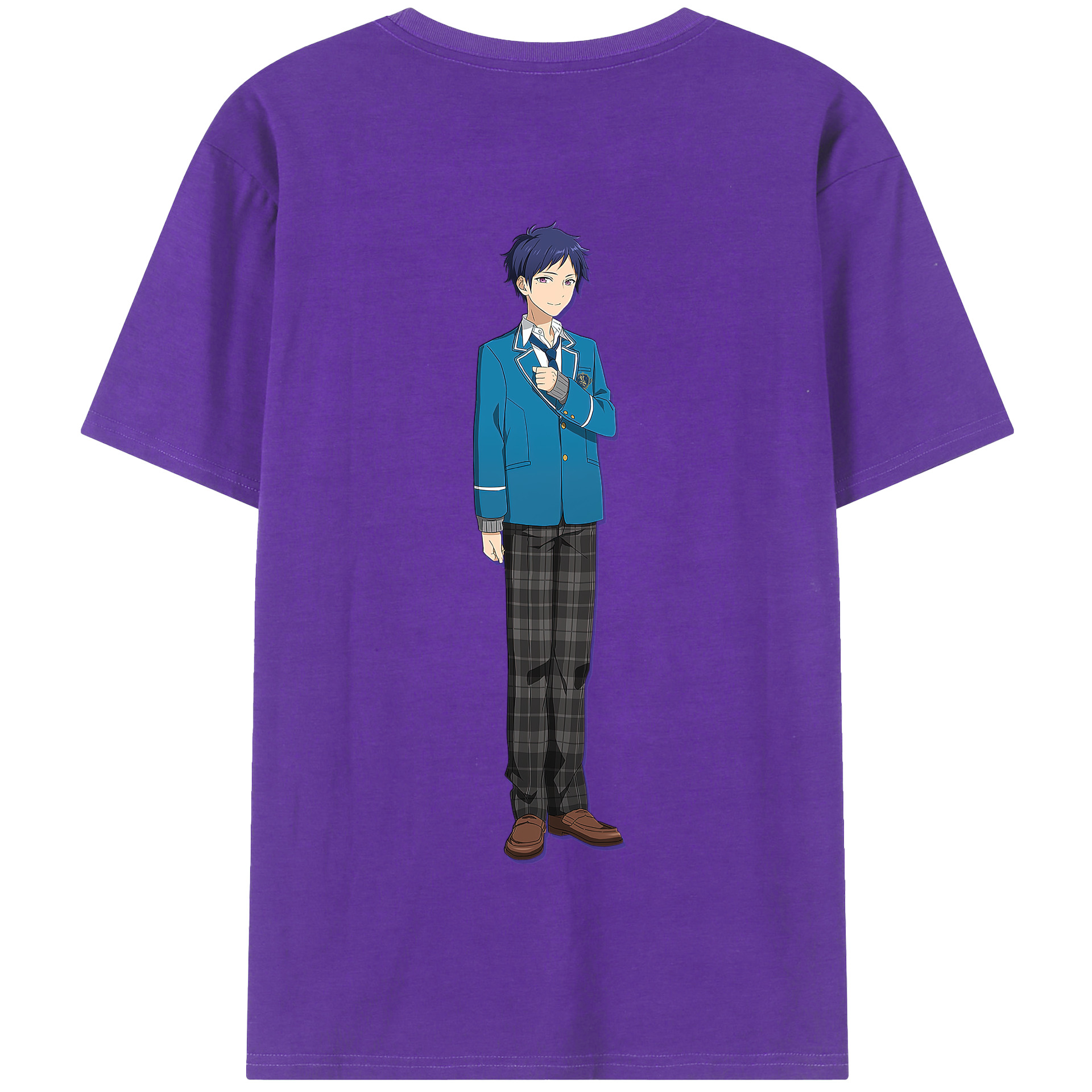 （画像用） あんさんぶるスターズ! Ensemble Stars 綿100％半袖Tシャツ（背面プリント）
