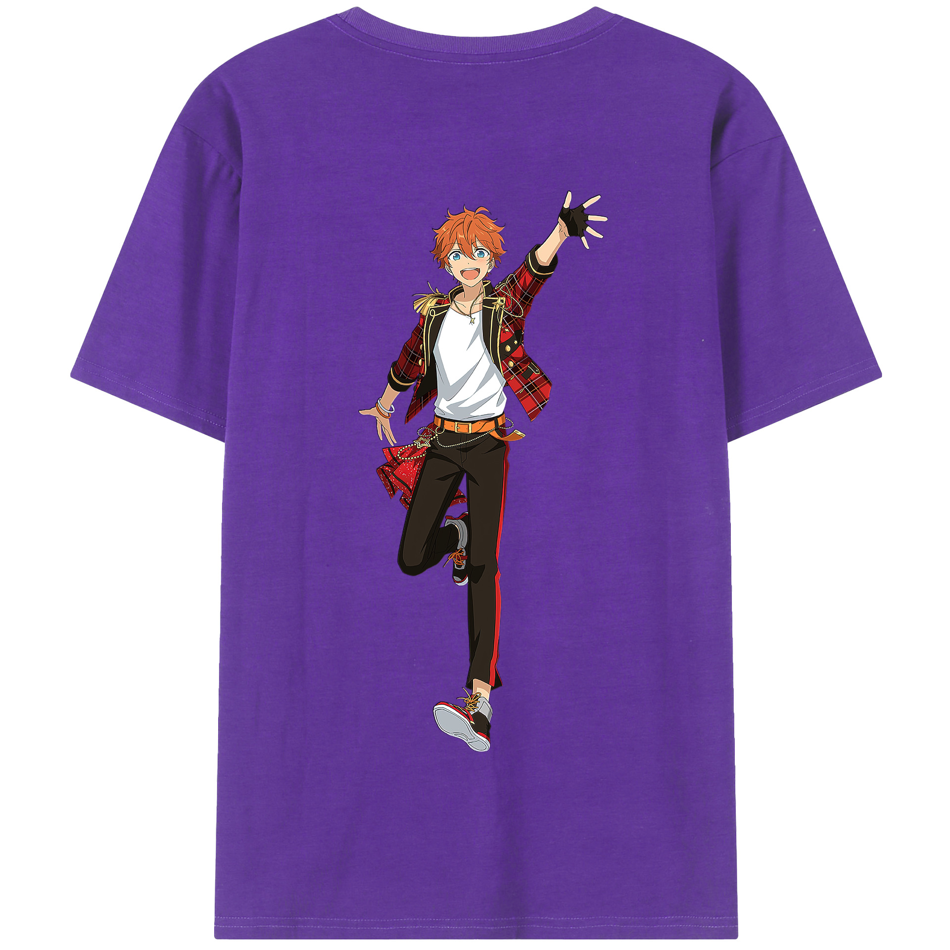 （画像用） あんさんぶるスターズ! Ensemble Stars 綿100％半袖Tシャツ（背面プリント）