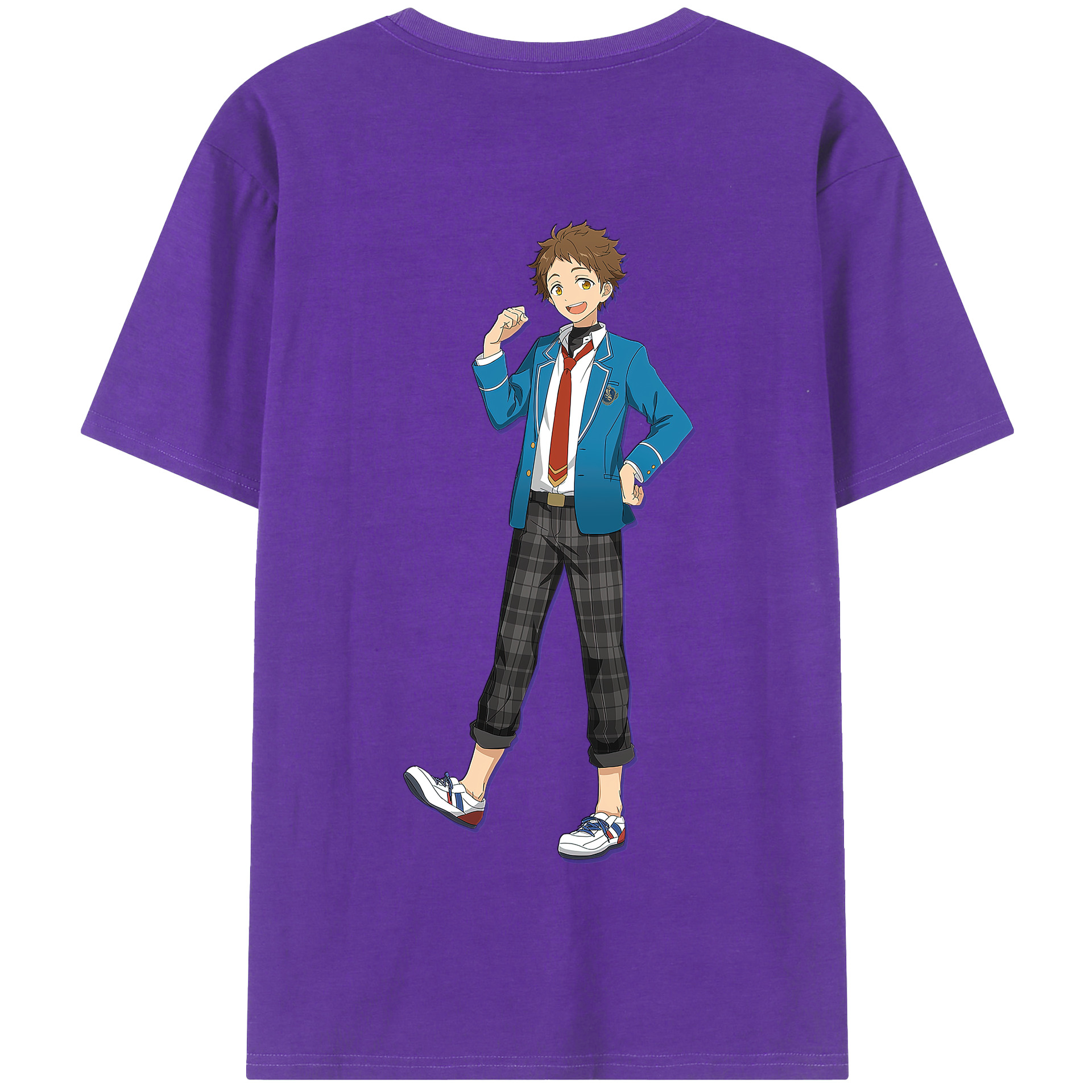 （画像用） あんさんぶるスターズ! Ensemble Stars 綿100％半袖Tシャツ（背面プリント）