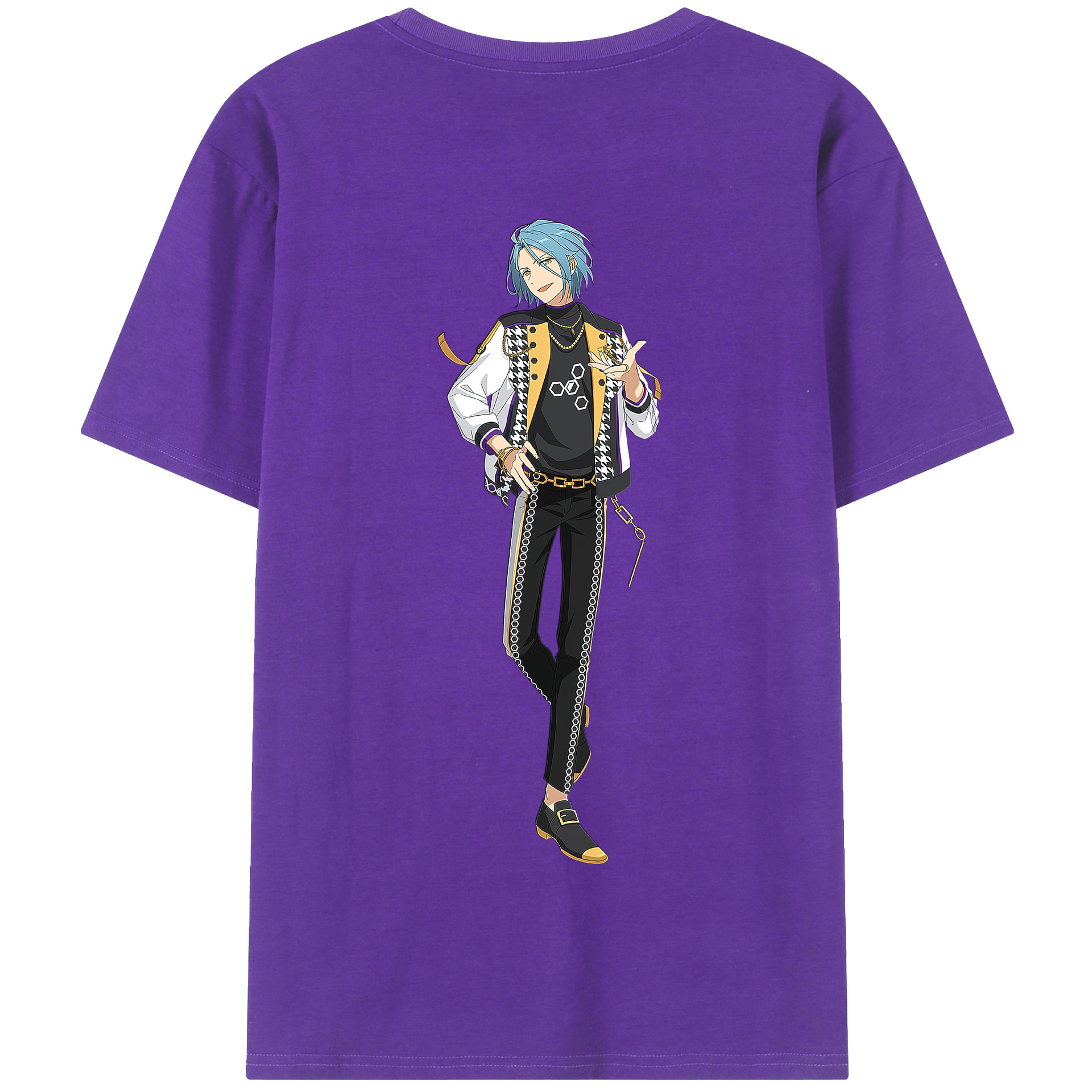 （画像用） あんさんぶるスターズ! Ensemble Stars 綿100％半袖Tシャツ（背面プリント）