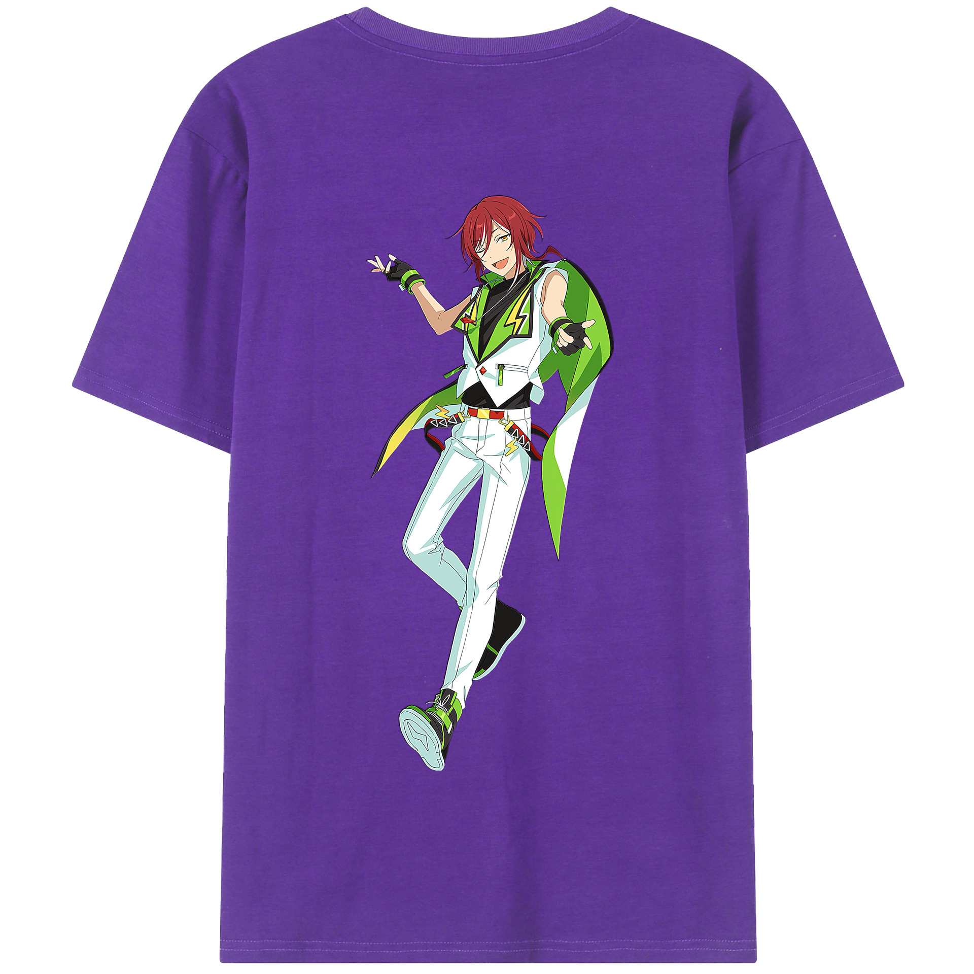 （画像用） あんさんぶるスターズ! Ensemble Stars 綿100％半袖Tシャツ（背面プリント）