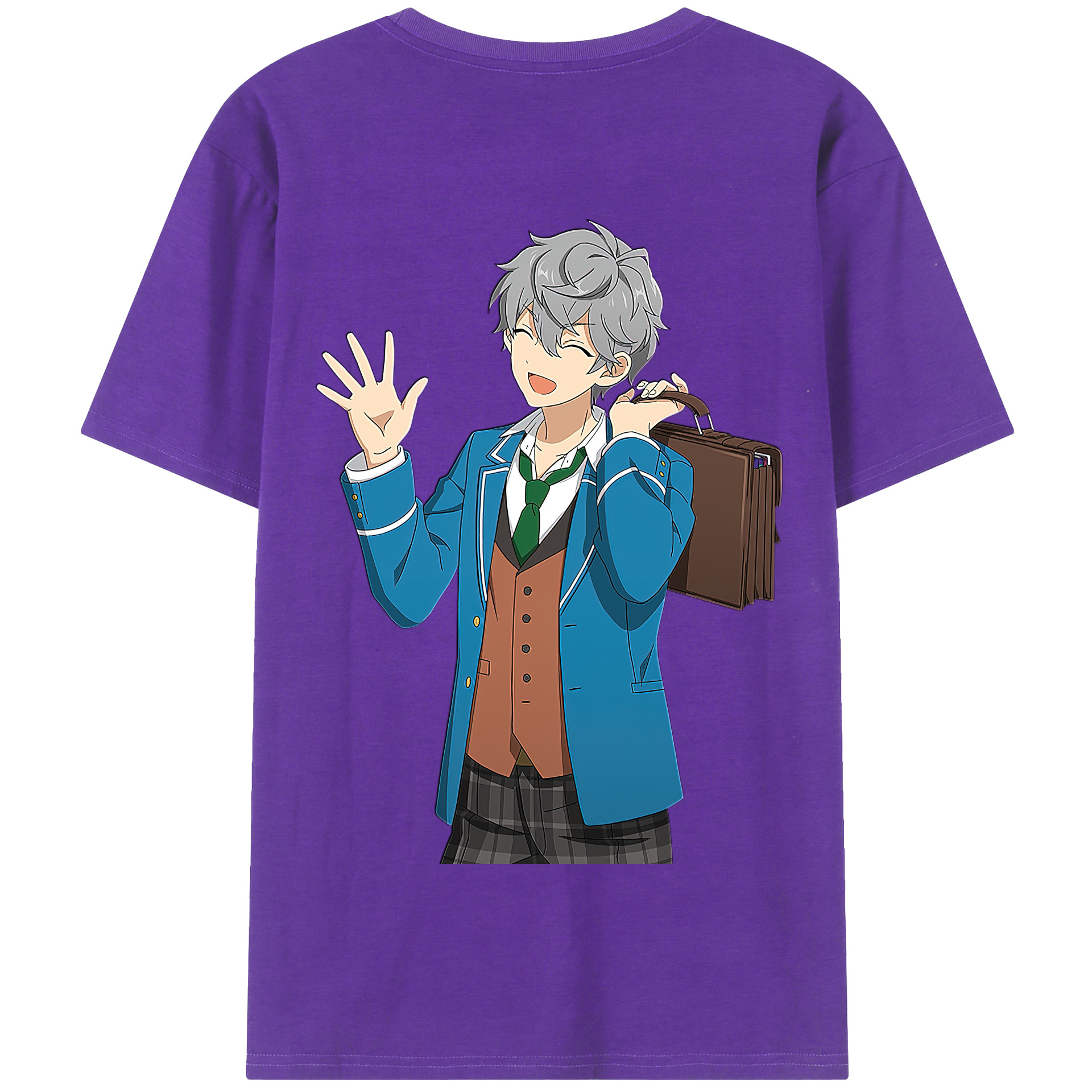 （画像用） あんさんぶるスターズ! Ensemble Stars 綿100％半袖Tシャツ（背面プリント）