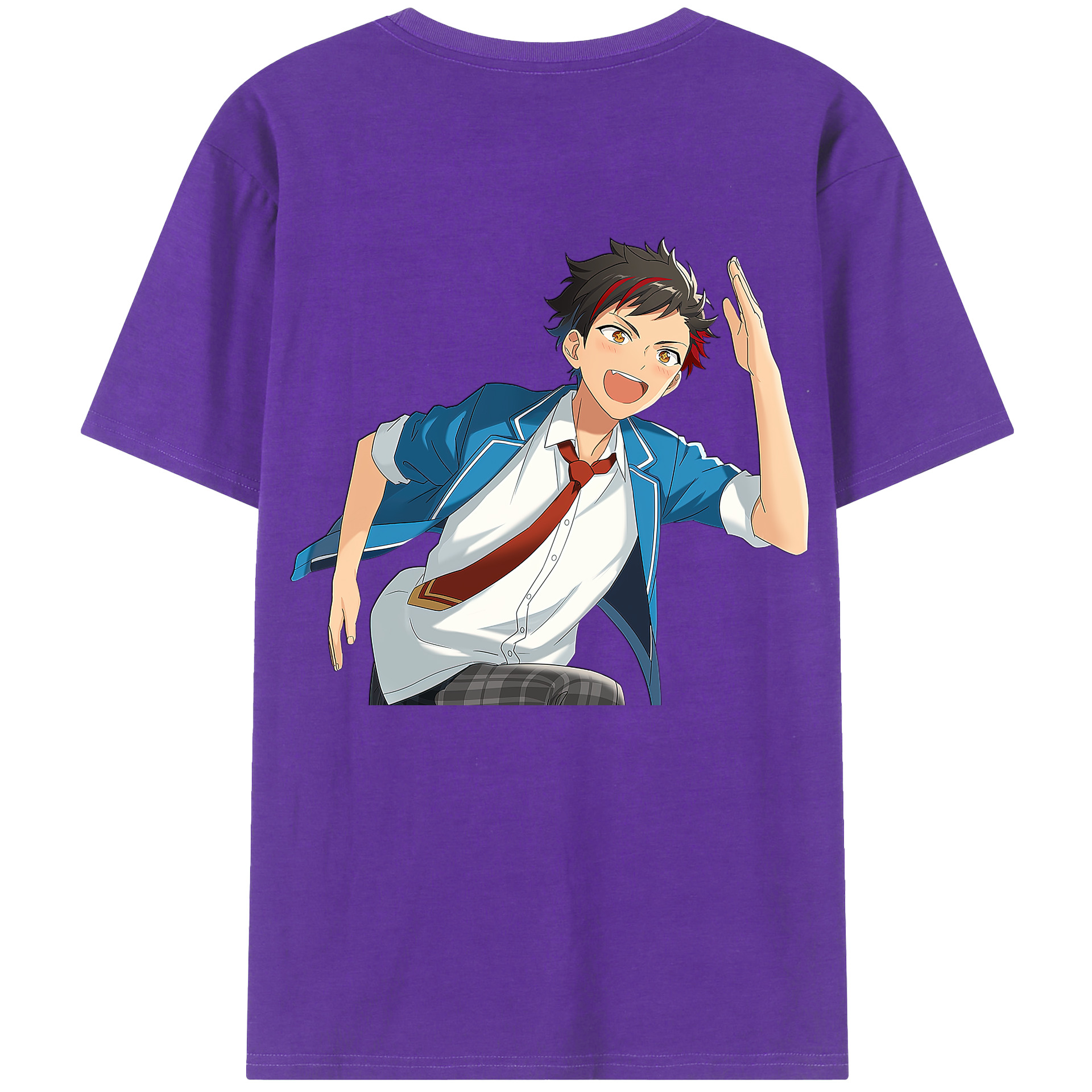 （画像用） あんさんぶるスターズ! Ensemble Stars 綿100％半袖Tシャツ（背面プリント）