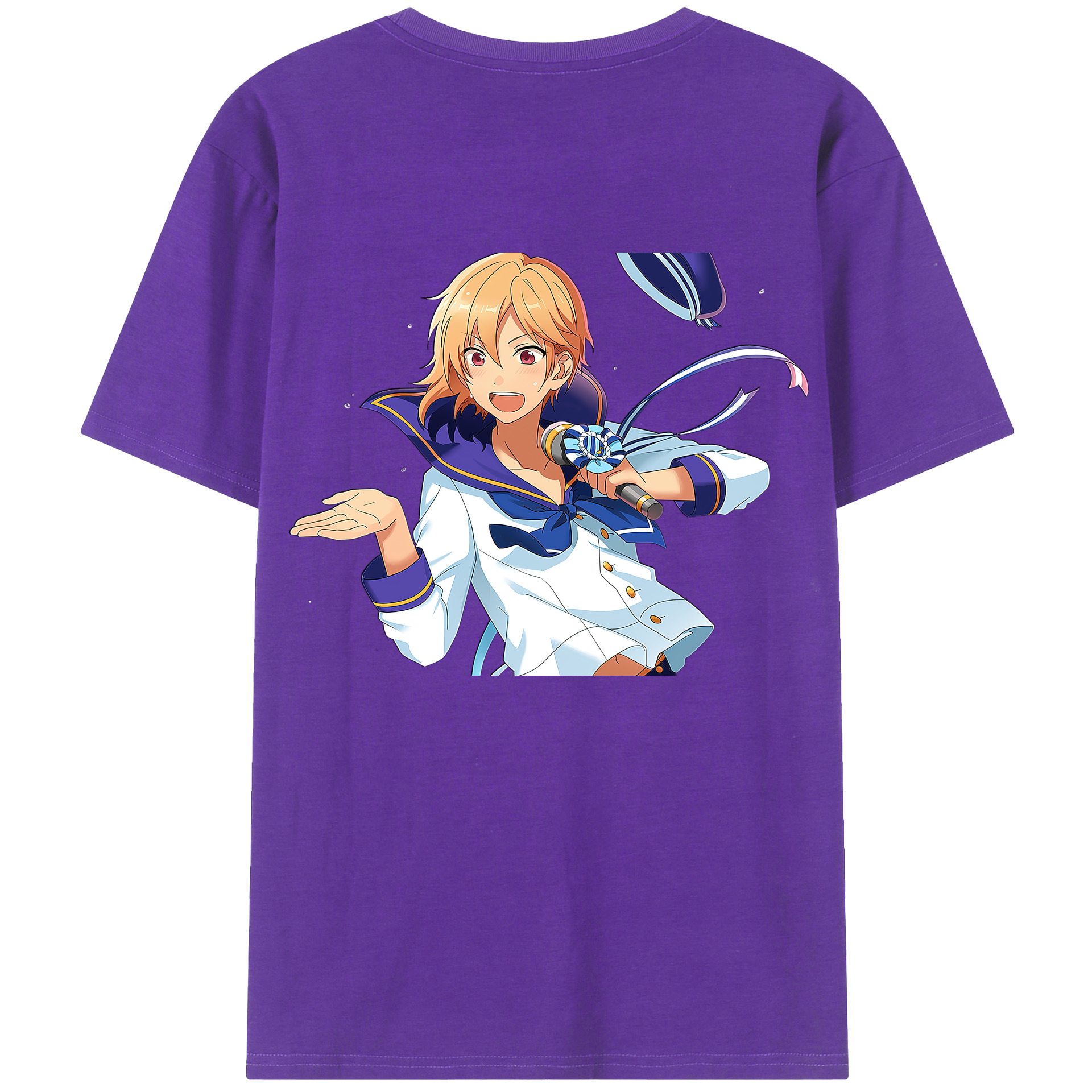（画像用） あんさんぶるスターズ! Ensemble Stars 綿100％半袖Tシャツ（背面プリント）