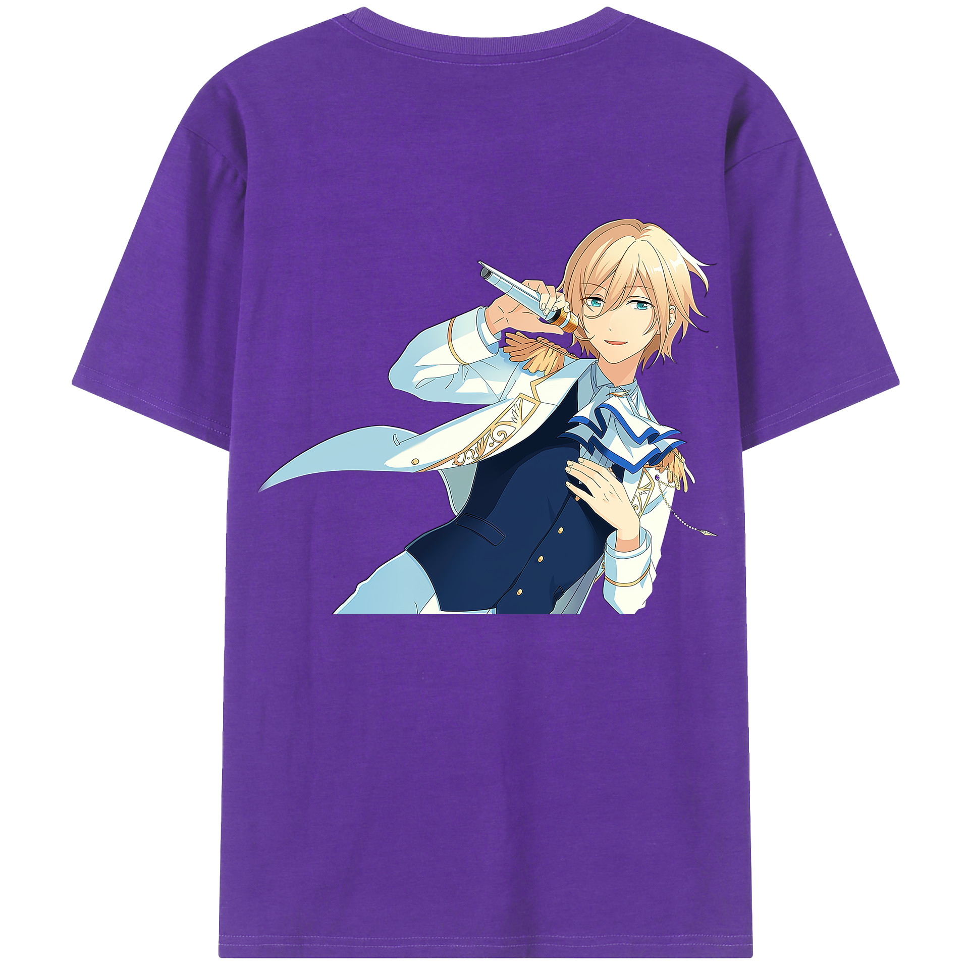 （画像用） あんさんぶるスターズ! Ensemble Stars 綿100％半袖Tシャツ（背面プリント）
