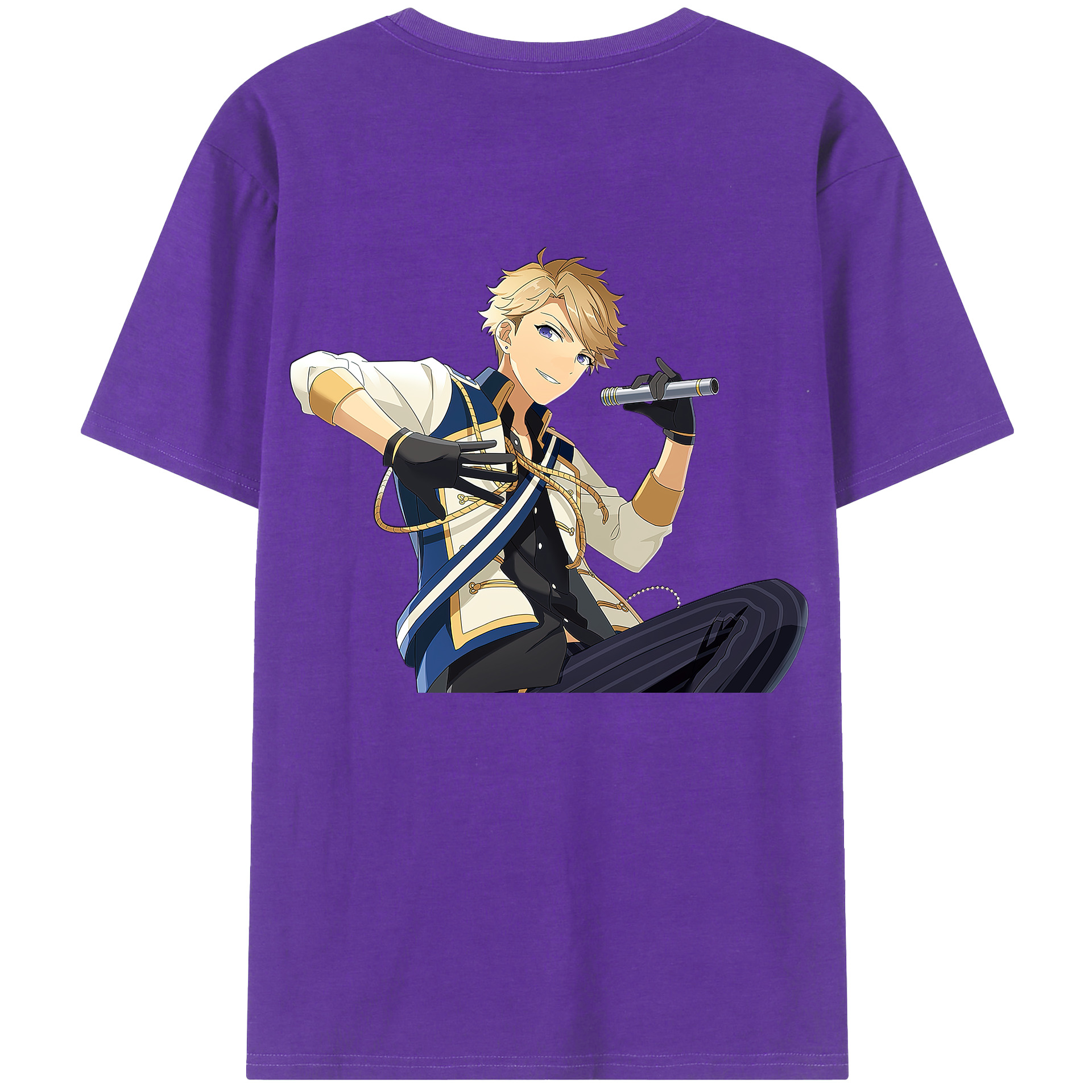 （画像用） あんさんぶるスターズ! Ensemble Stars 綿100％半袖Tシャツ（背面プリント）