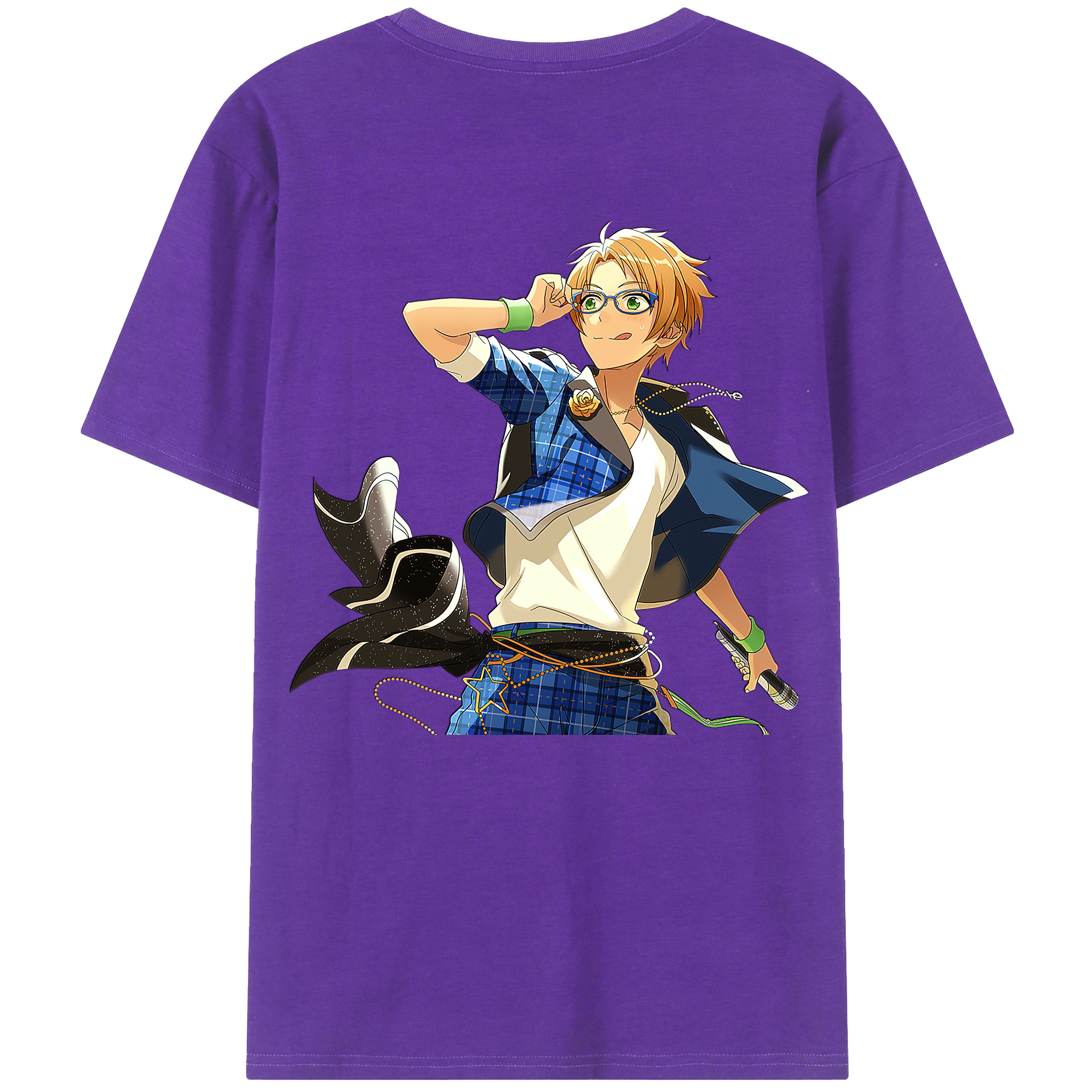 （画像用） あんさんぶるスターズ! Ensemble Stars 綿100％半袖Tシャツ（背面プリント）