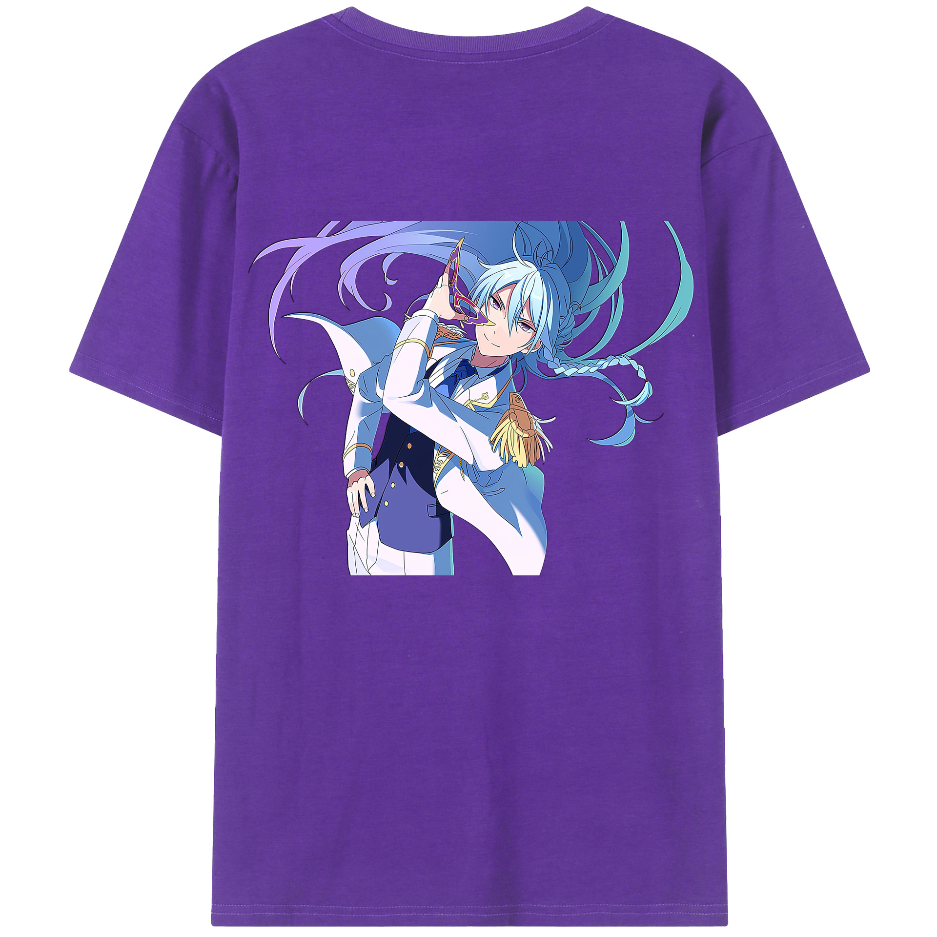 （画像用） あんさんぶるスターズ! Ensemble Stars 綿100％半袖Tシャツ（背面プリント）