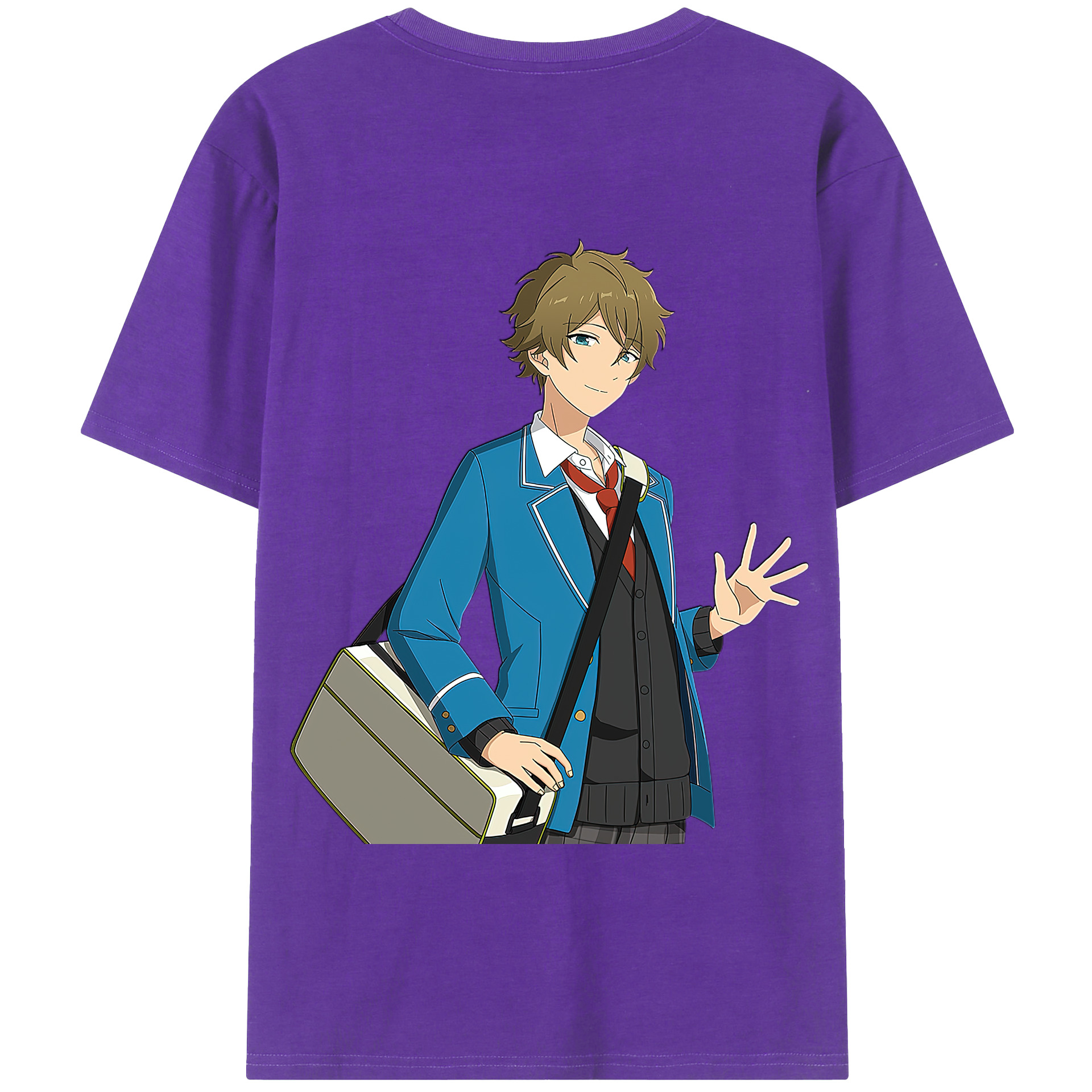 （画像用） あんさんぶるスターズ! Ensemble Stars 綿100％半袖Tシャツ（背面プリント）