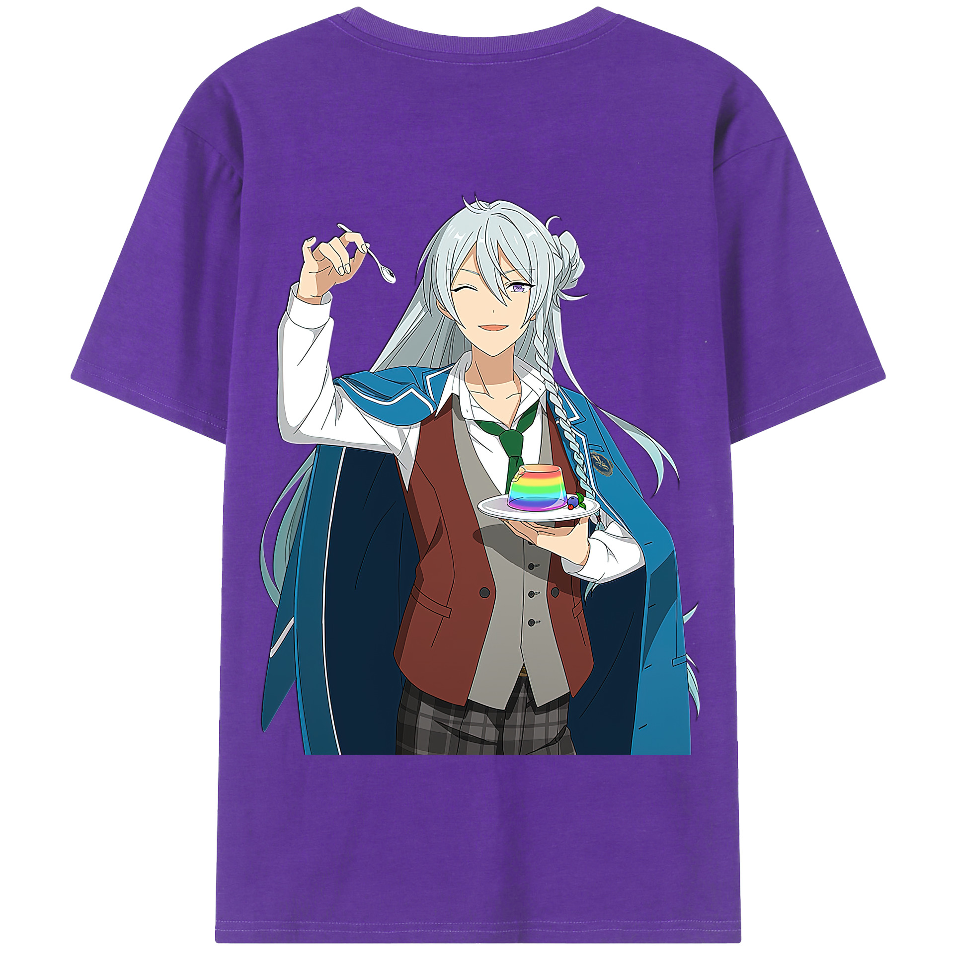 （画像用） あんさんぶるスターズ! Ensemble Stars 綿100％半袖Tシャツ（背面プリント）