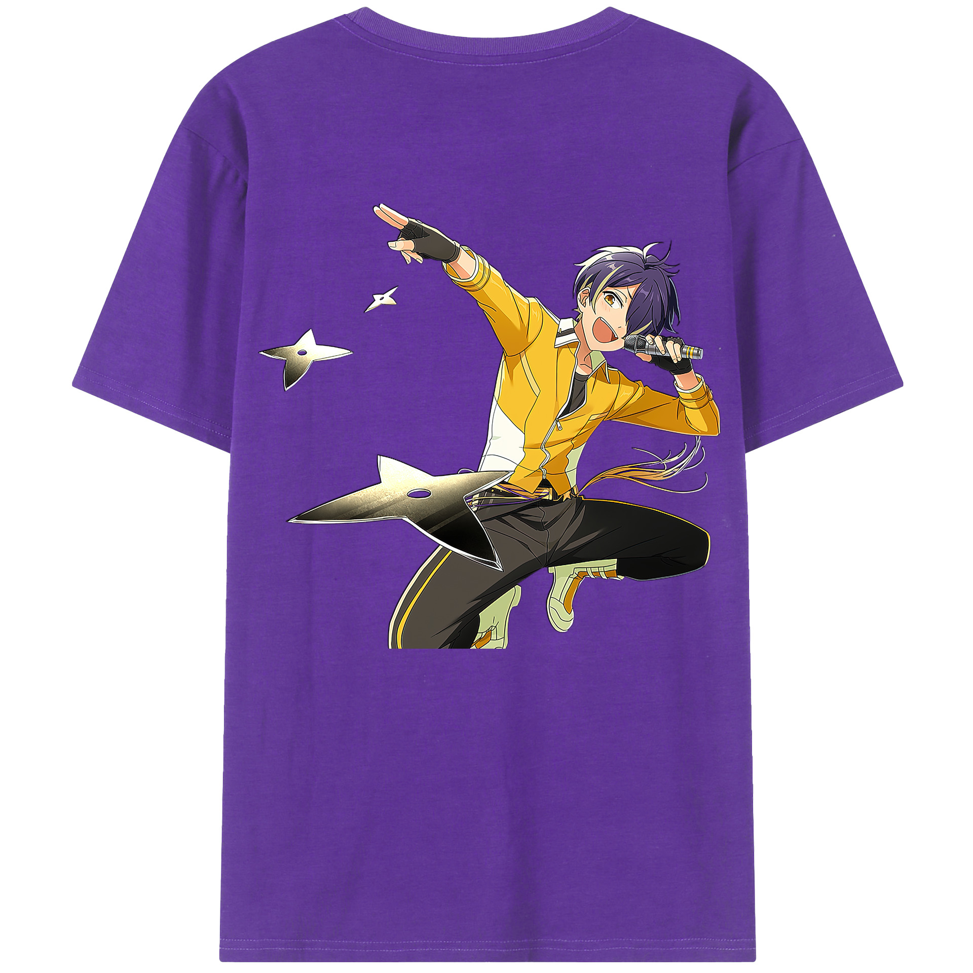 （画像用） あんさんぶるスターズ! Ensemble Stars 綿100％半袖Tシャツ（背面プリント）