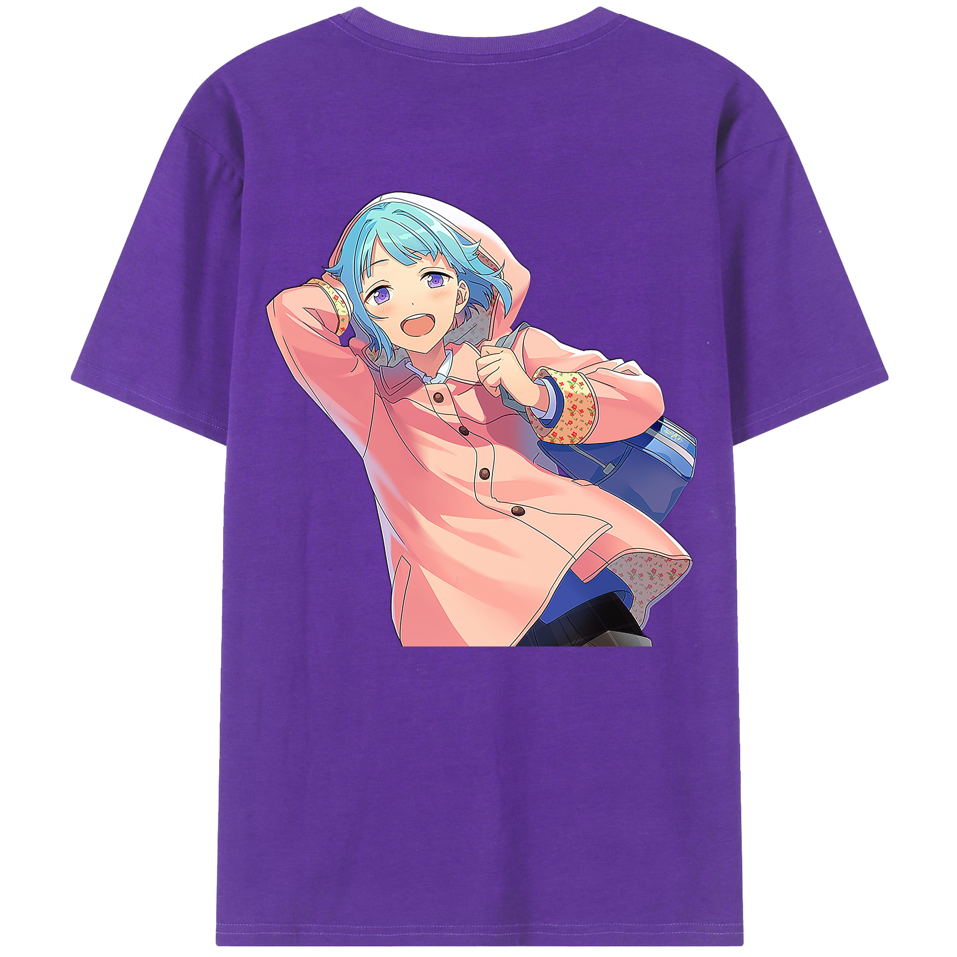 （画像用） あんさんぶるスターズ! Ensemble Stars 綿100％半袖Tシャツ（背面プリント）