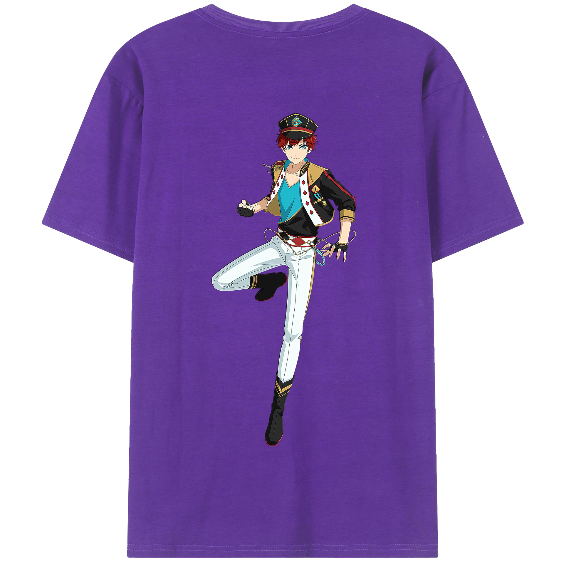 （画像用） あんさんぶるスターズ! Ensemble Stars 綿100％半袖Tシャツ（背面プリント）