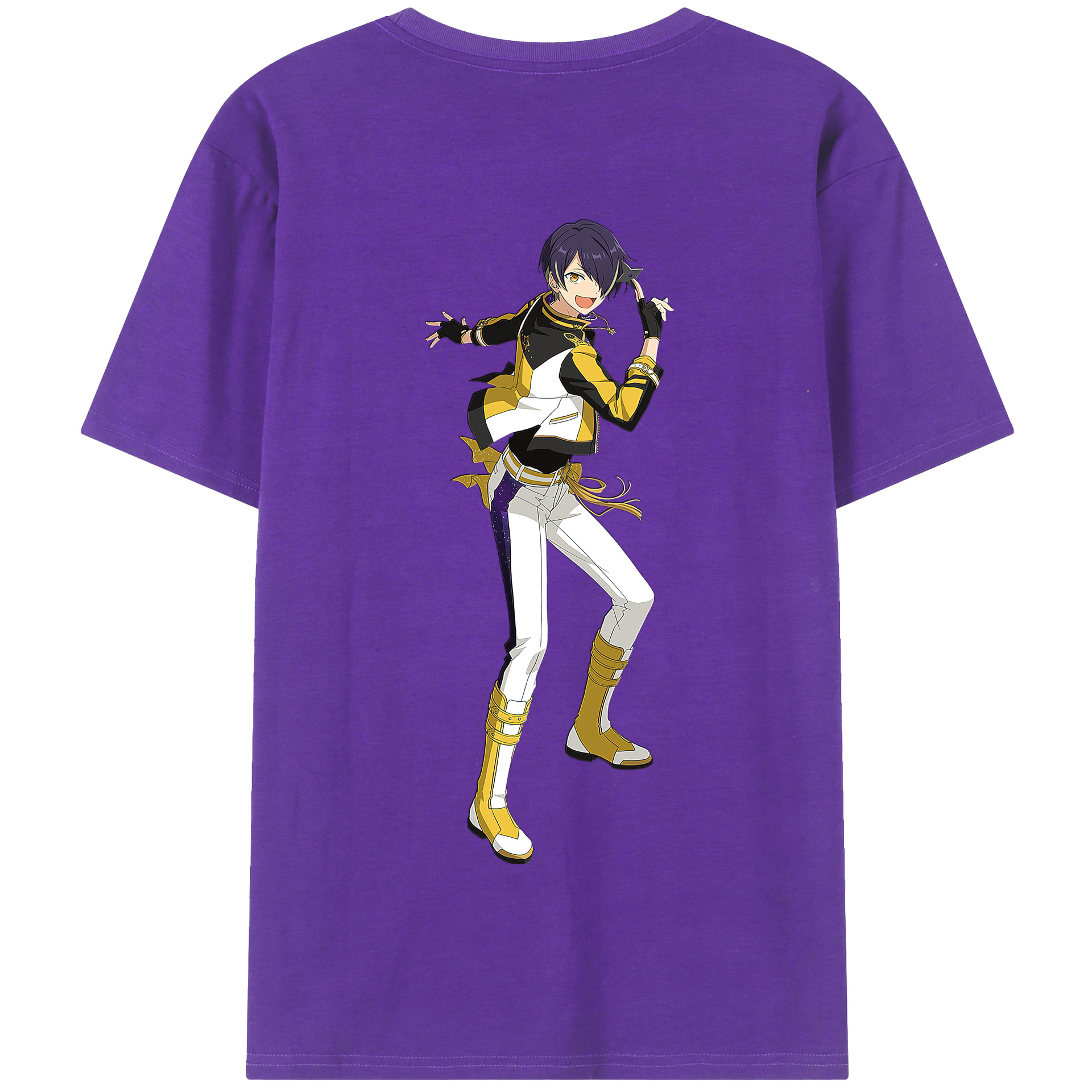 （画像用） あんさんぶるスターズ! Ensemble Stars 綿100％半袖Tシャツ（背面プリント）