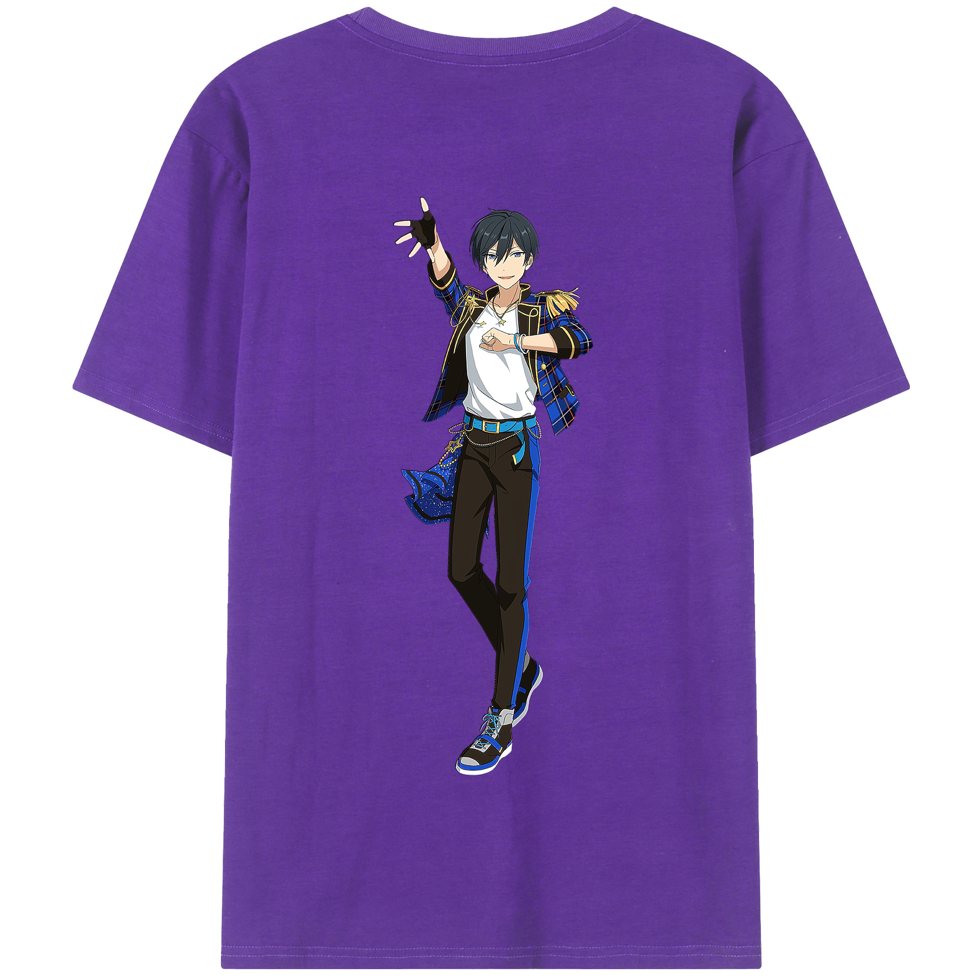 （画像用） あんさんぶるスターズ! Ensemble Stars 綿100％半袖Tシャツ（背面プリント）