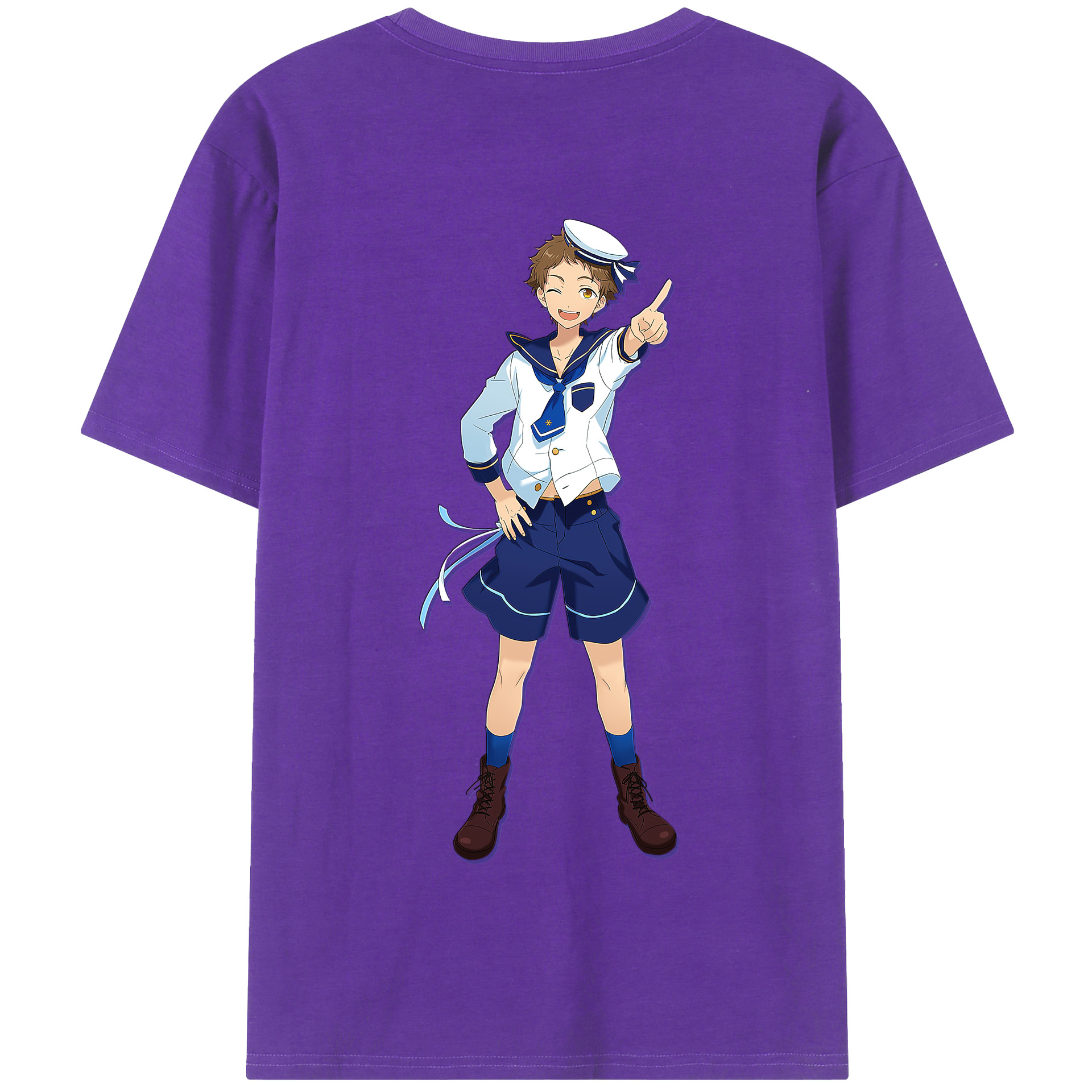 （画像用） あんさんぶるスターズ! Ensemble Stars 綿100％半袖Tシャツ（背面プリント）
