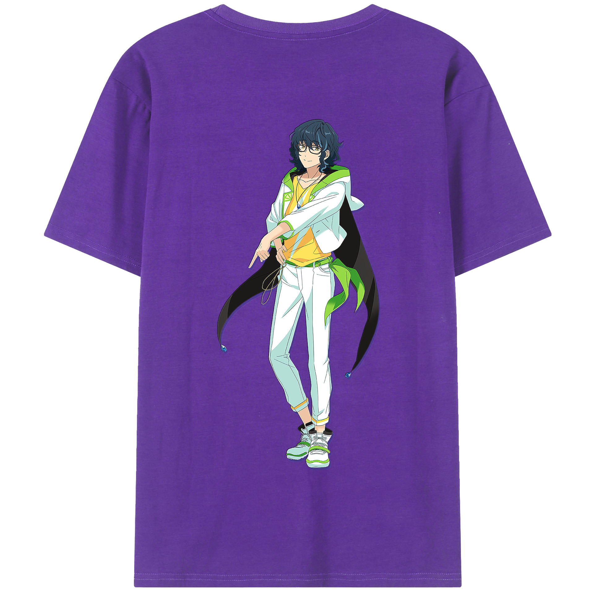 （画像用） あんさんぶるスターズ! Ensemble Stars 綿100％半袖Tシャツ（背面プリント）