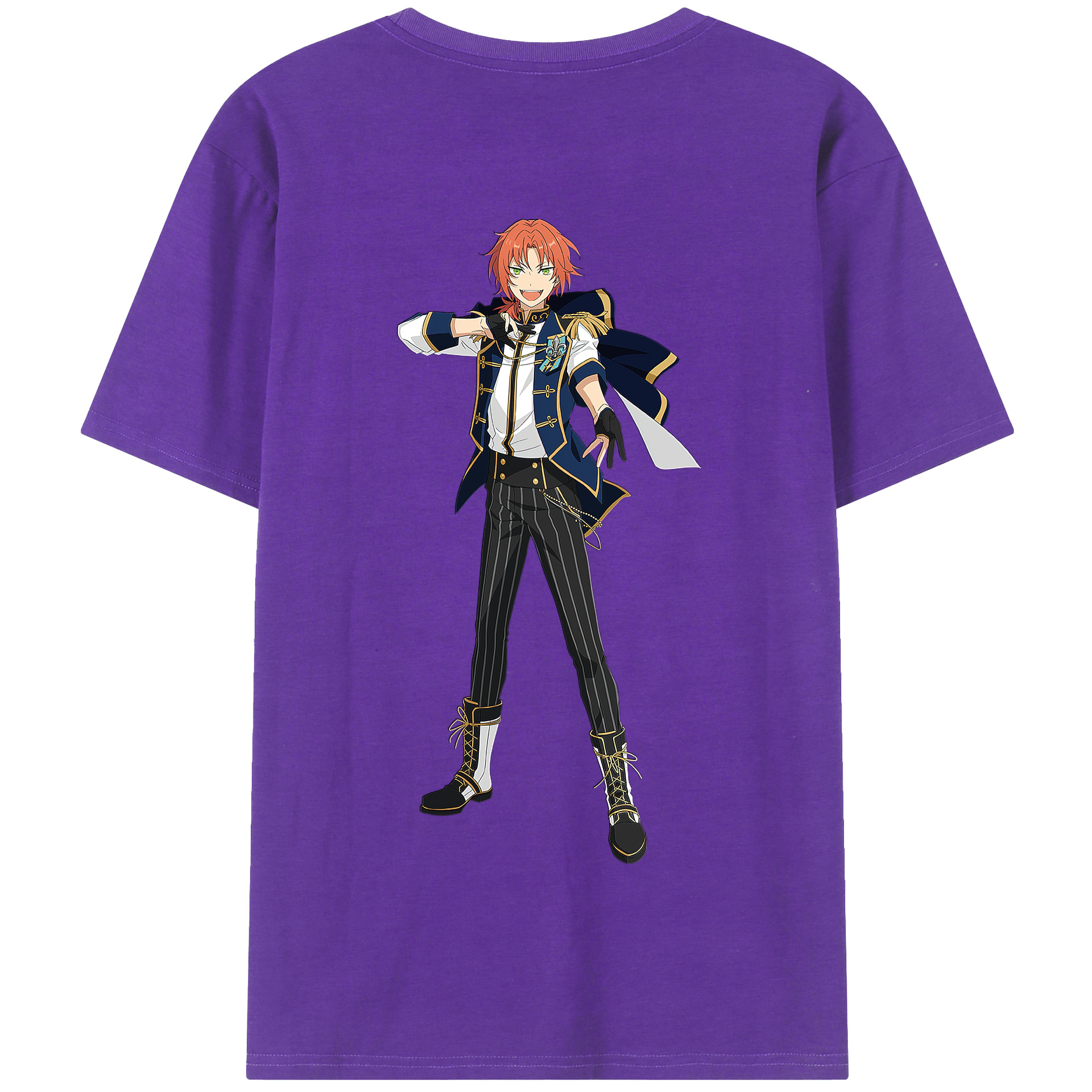 （画像用） あんさんぶるスターズ! Ensemble Stars 綿100％半袖Tシャツ（背面プリント）