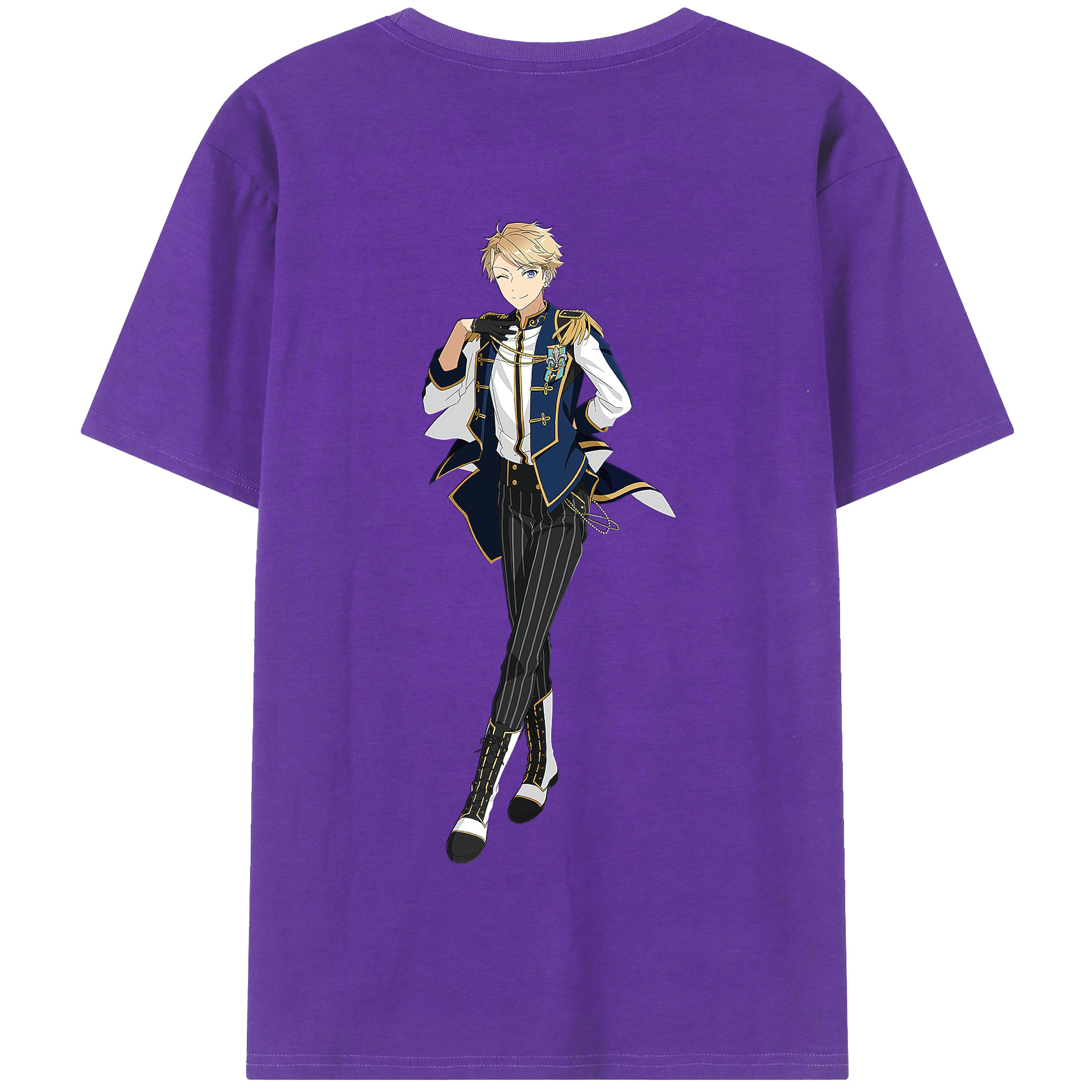 （画像用） あんさんぶるスターズ! Ensemble Stars 綿100％半袖Tシャツ（背面プリント）