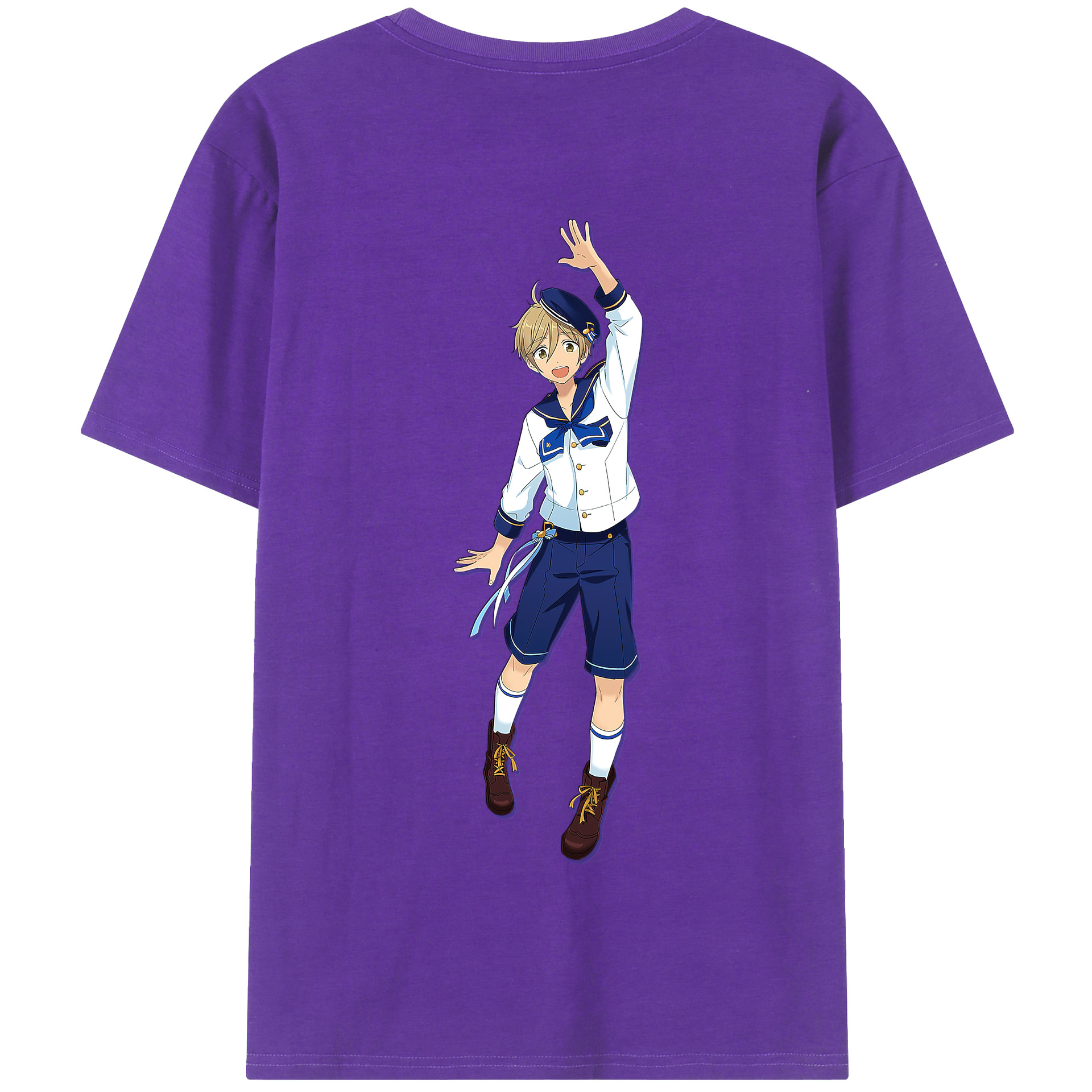 （画像用） あんさんぶるスターズ! Ensemble Stars 綿100％半袖Tシャツ（背面プリント）