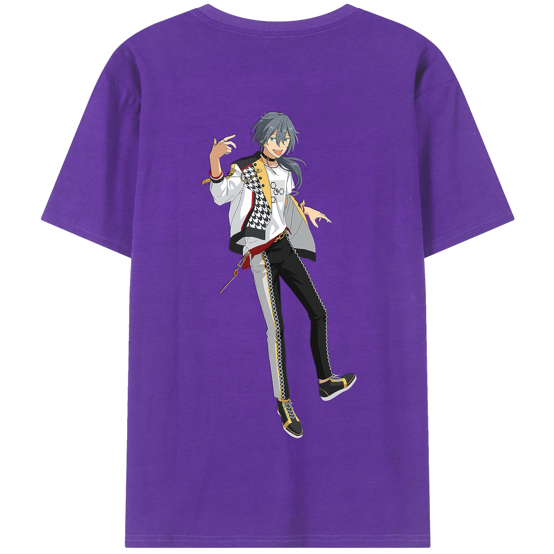 （画像用） あんさんぶるスターズ! Ensemble Stars 綿100％半袖Tシャツ（背面プリント）