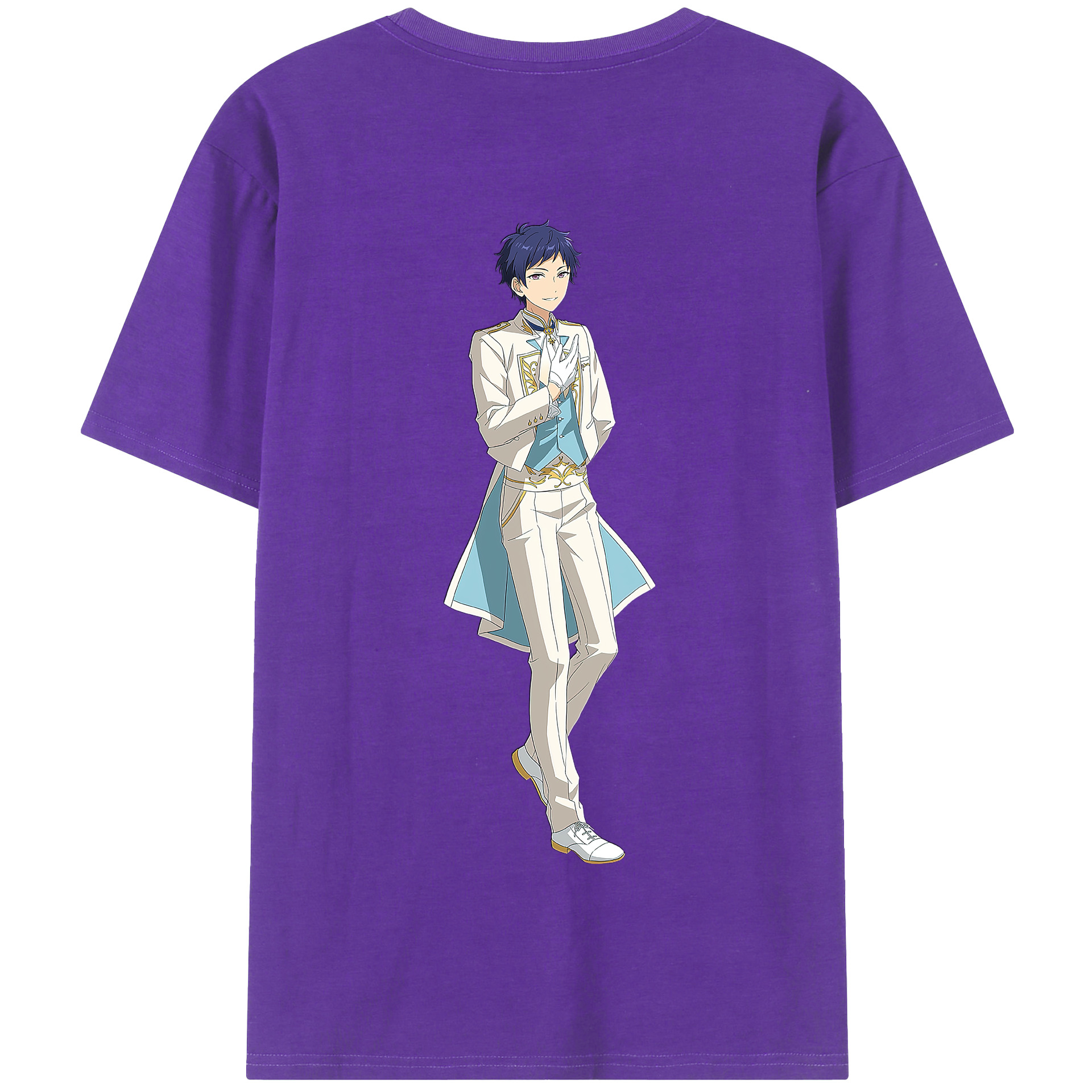 （画像用） あんさんぶるスターズ! Ensemble Stars 綿100％半袖Tシャツ（背面プリント）