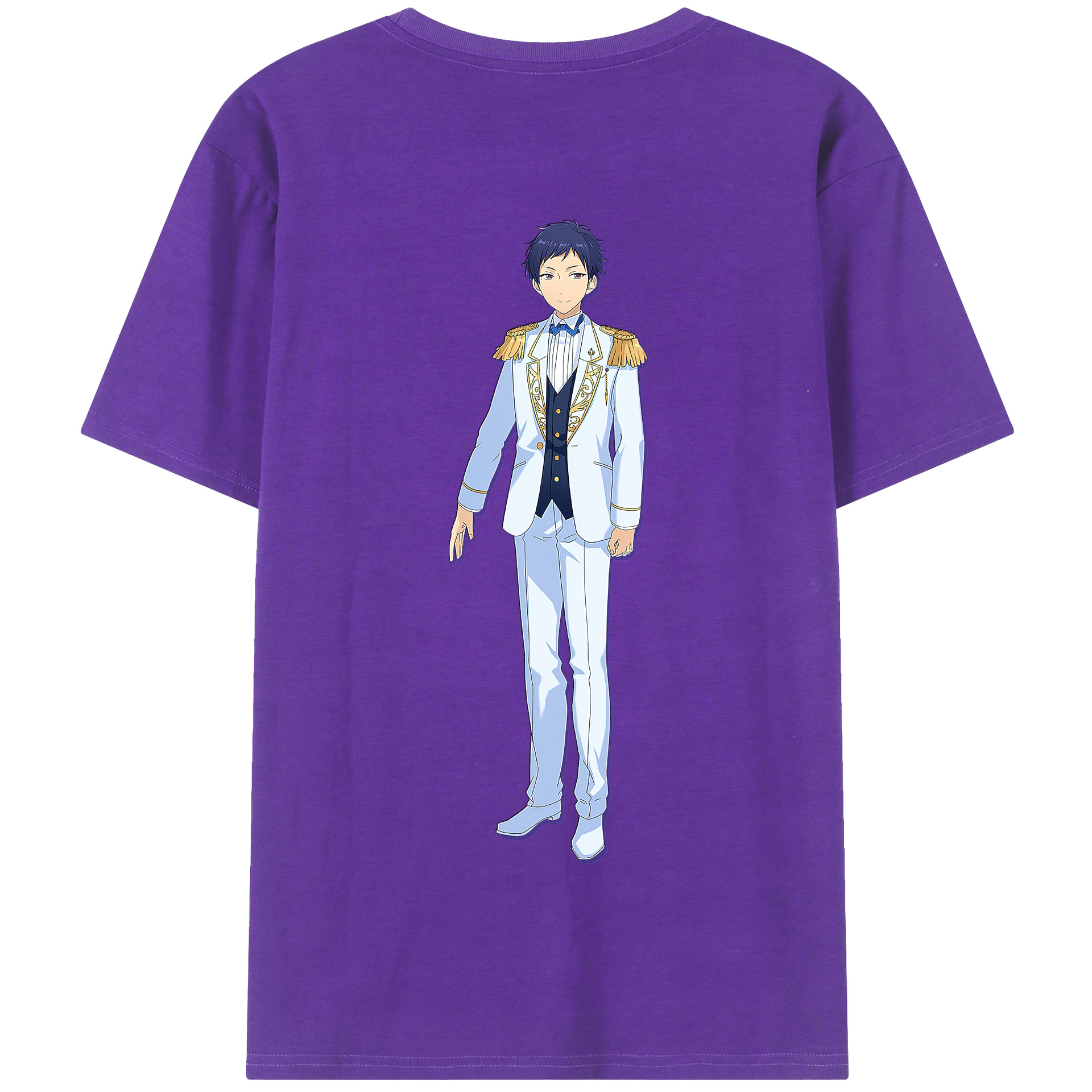（画像用） あんさんぶるスターズ! Ensemble Stars 綿100％半袖Tシャツ（背面プリント）