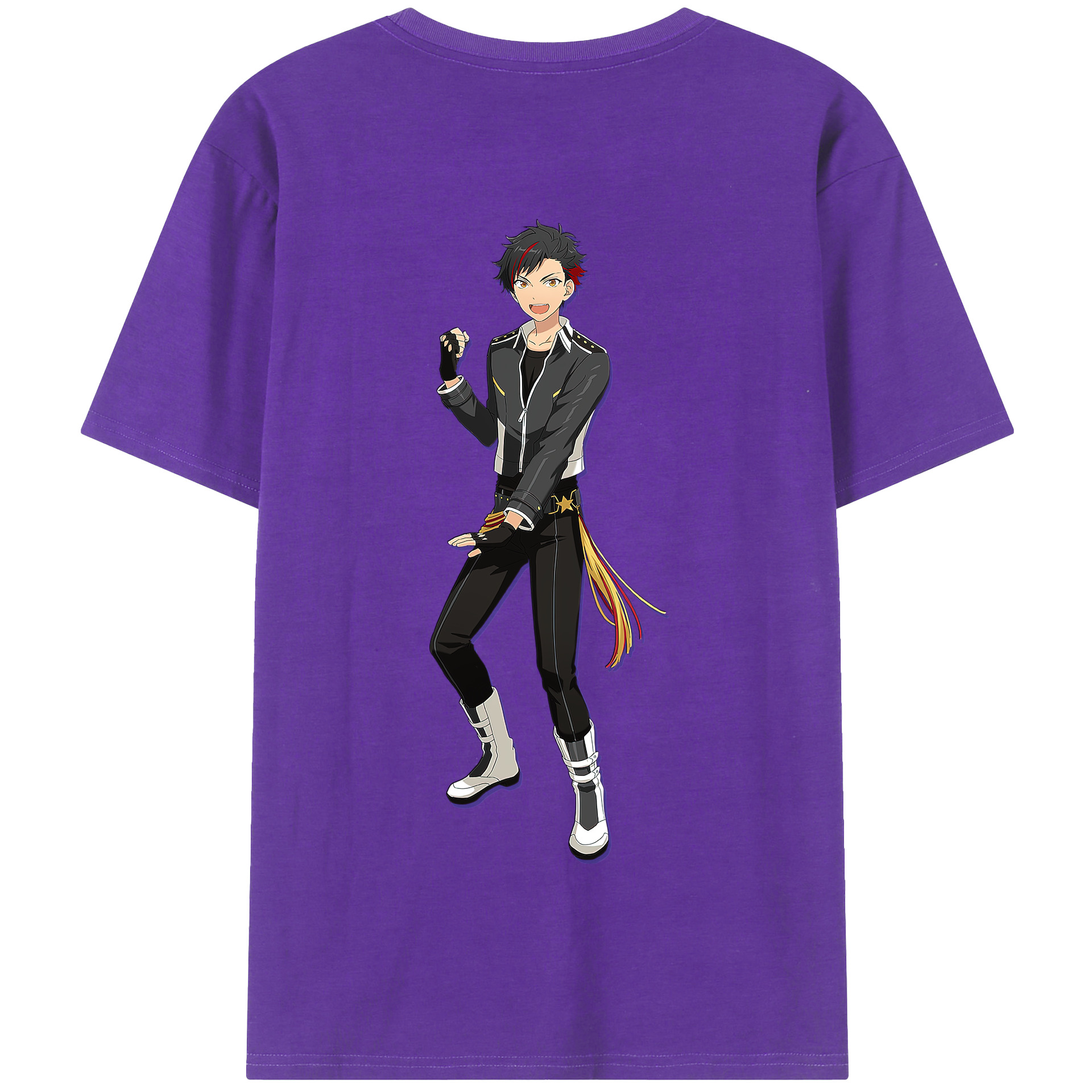 （画像用） あんさんぶるスターズ! Ensemble Stars 綿100％半袖Tシャツ（背面プリント）