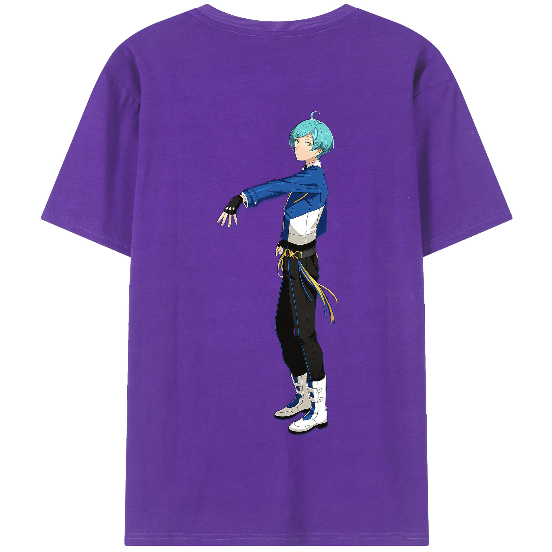 （画像用） あんさんぶるスターズ! Ensemble Stars 綿100％半袖Tシャツ（背面プリント）