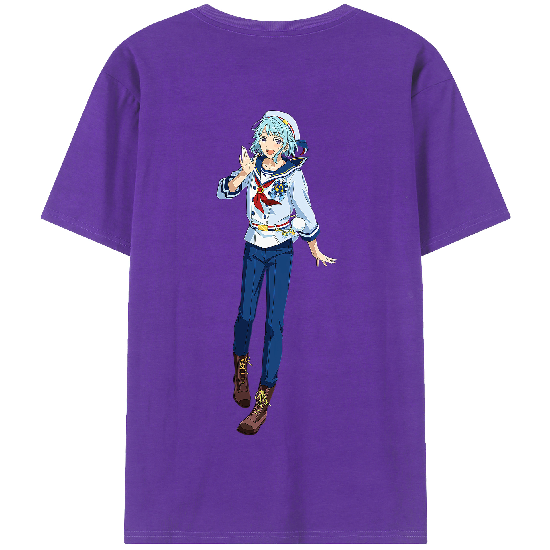（画像用） あんさんぶるスターズ! Ensemble Stars 綿100％半袖Tシャツ（背面プリント）