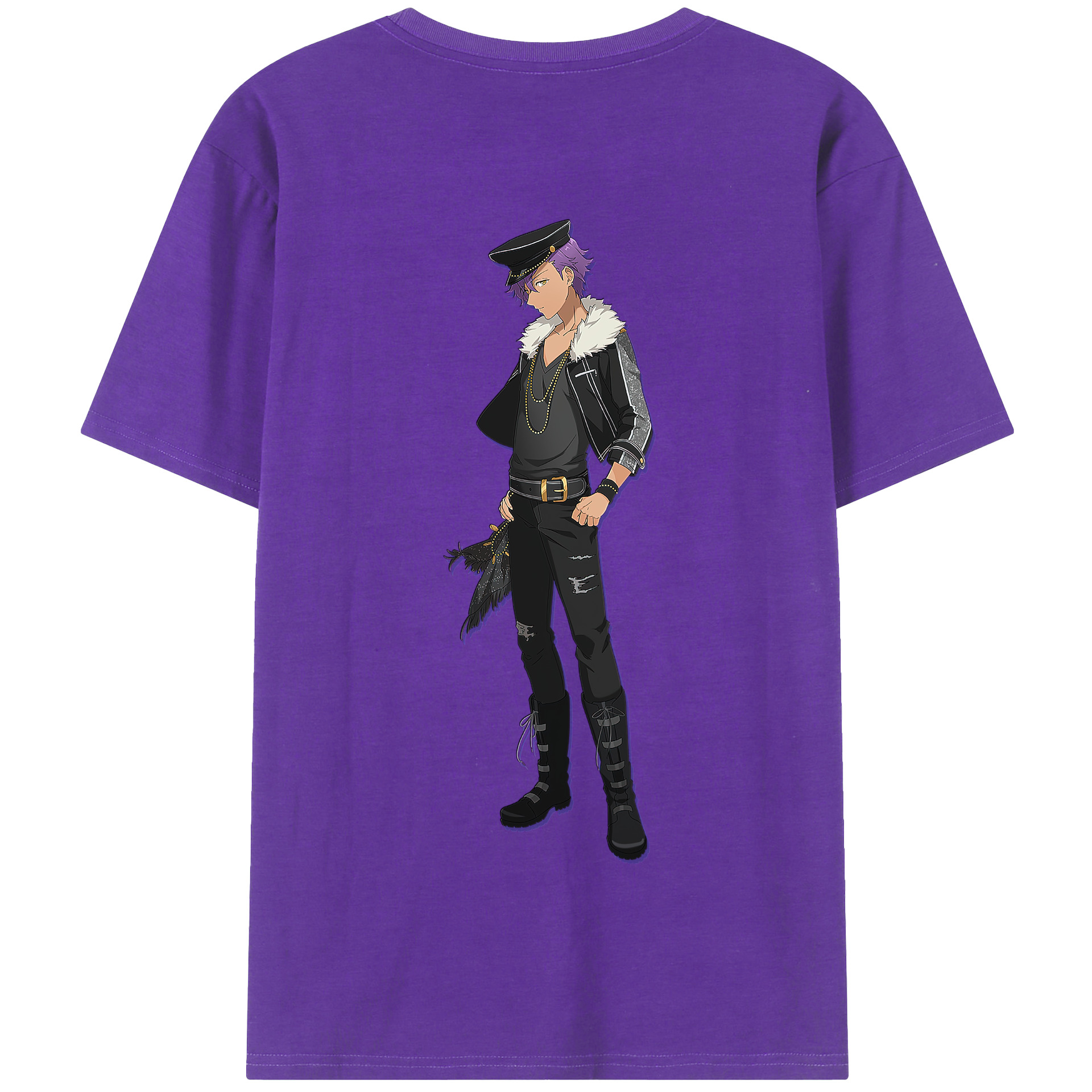 （画像用） あんさんぶるスターズ! Ensemble Stars 綿100％半袖Tシャツ（背面プリント）