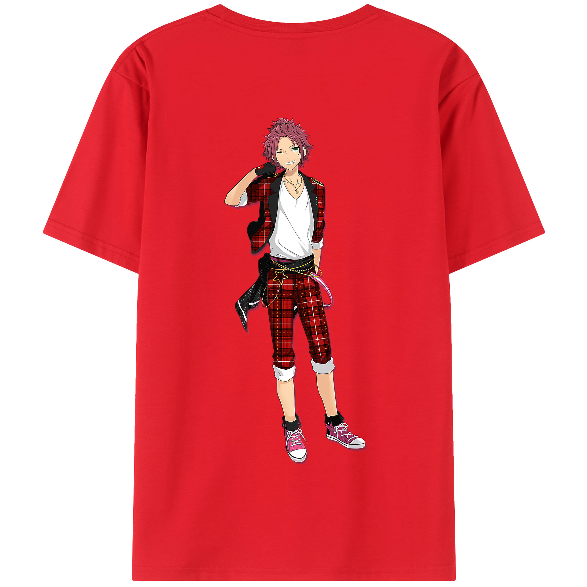 （画像用） あんさんぶるスターズ! Ensemble Stars 綿100％半袖Tシャツ（背面プリント）