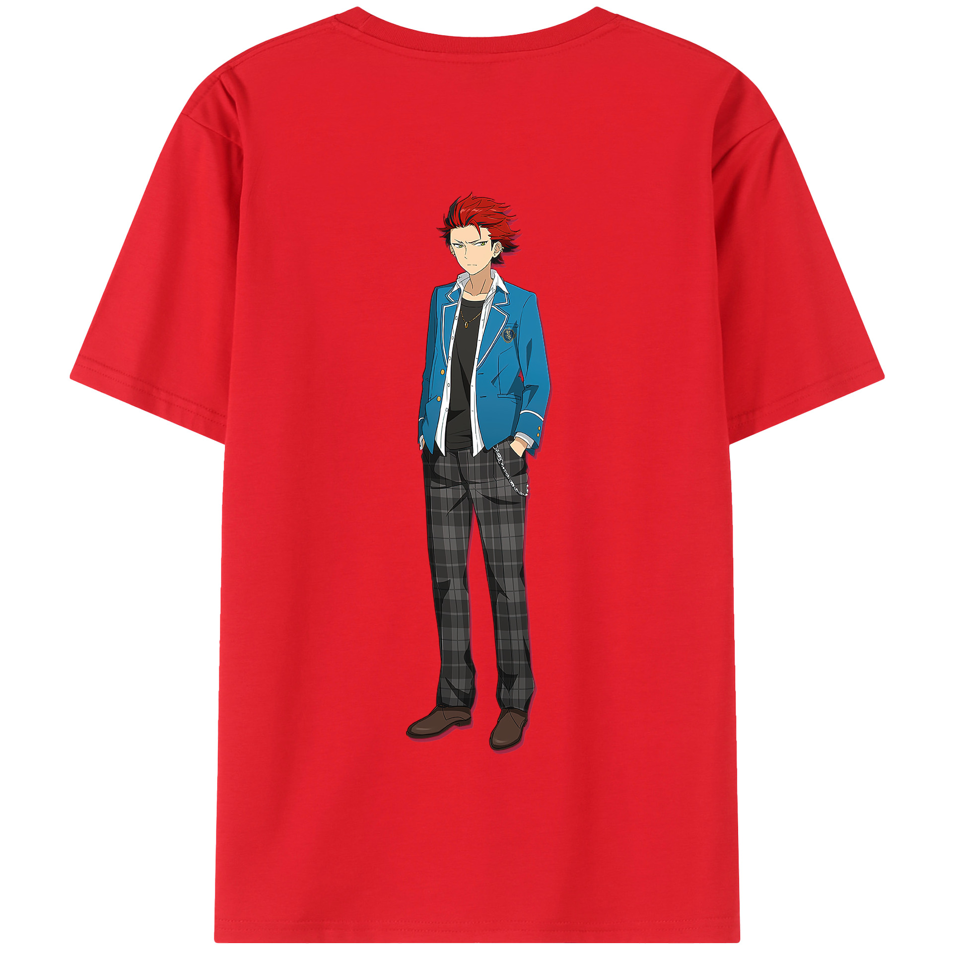（画像用） あんさんぶるスターズ! Ensemble Stars 綿100％半袖Tシャツ（背面プリント）