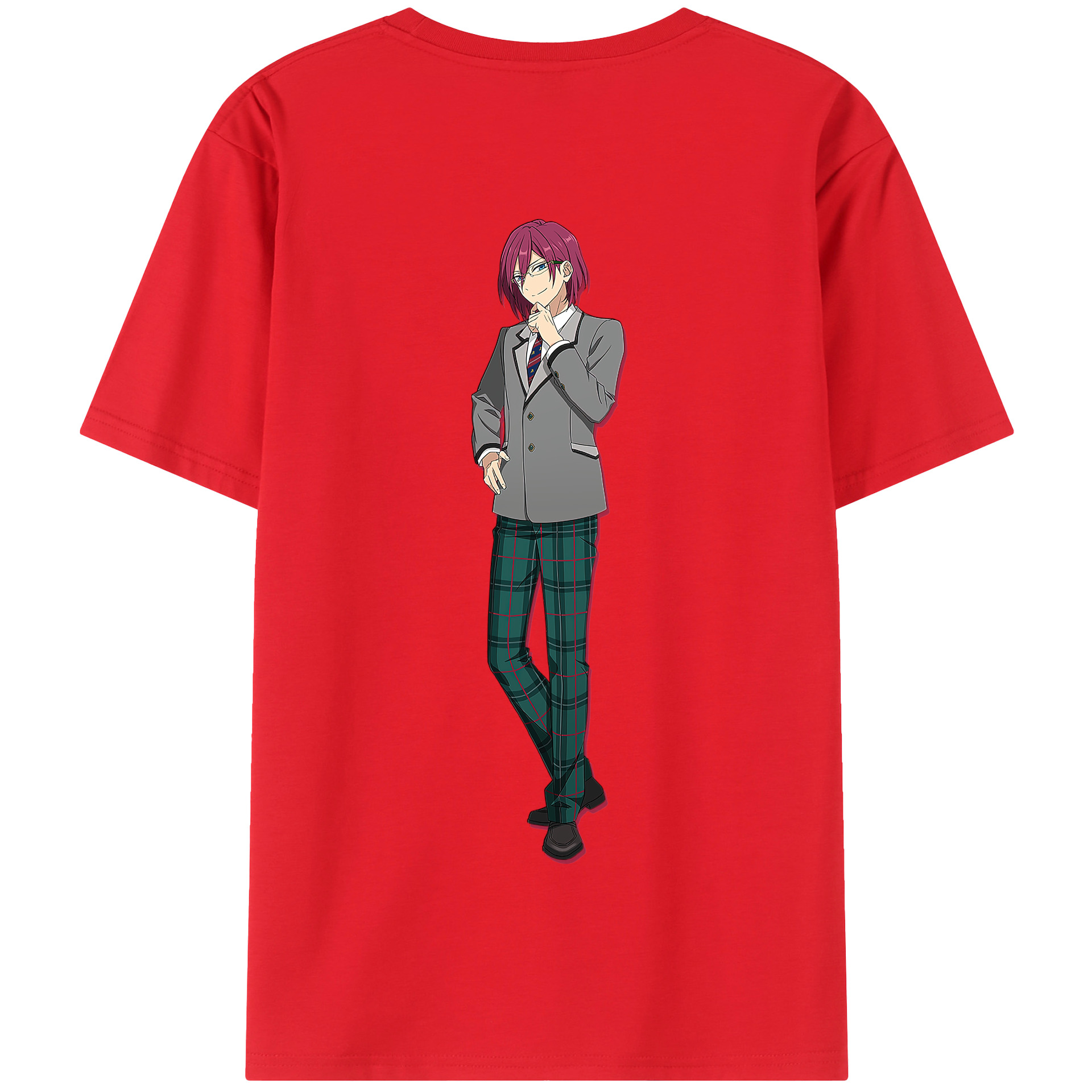 （画像用） あんさんぶるスターズ! Ensemble Stars 綿100％半袖Tシャツ（背面プリント）