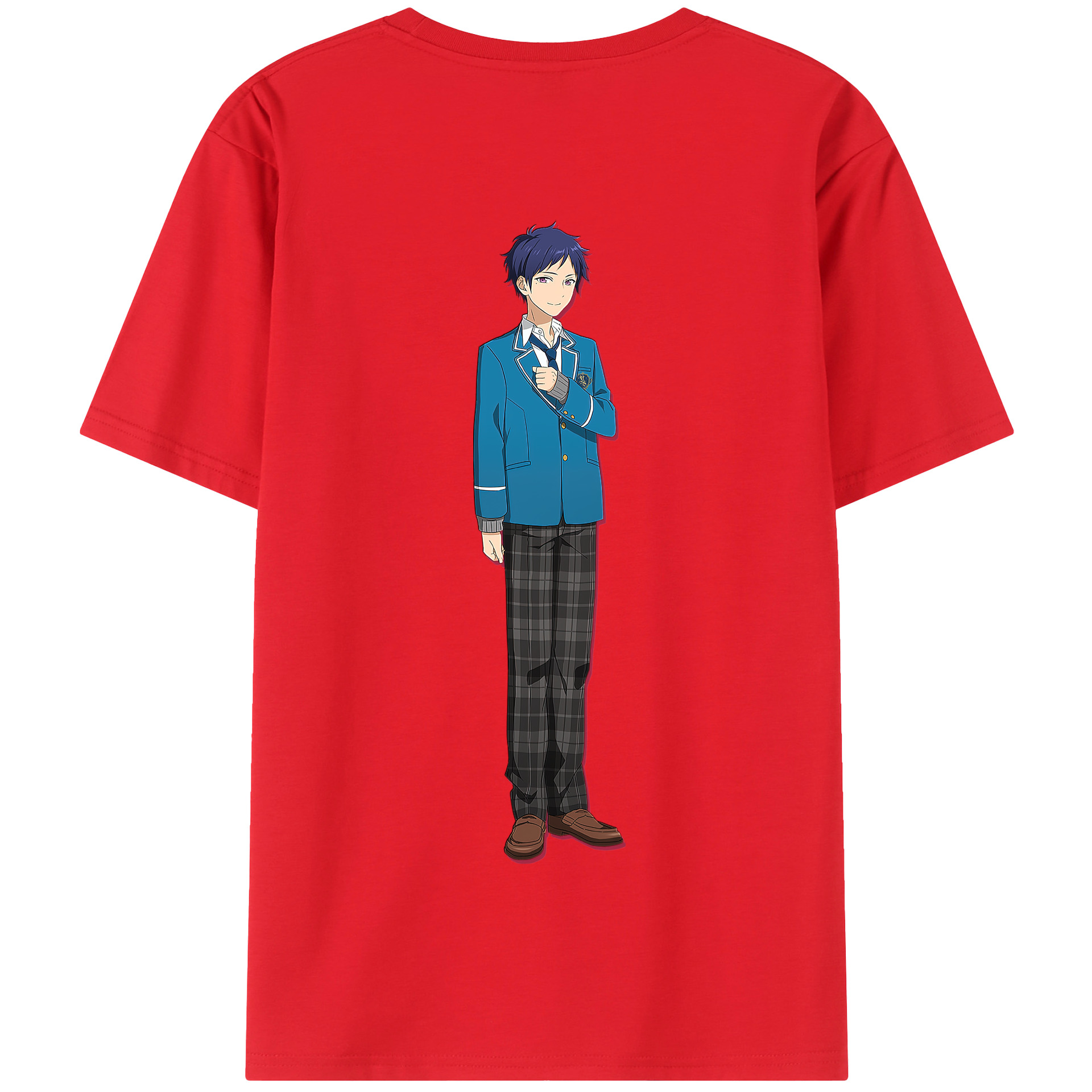 （画像用） あんさんぶるスターズ! Ensemble Stars 綿100％半袖Tシャツ（背面プリント）