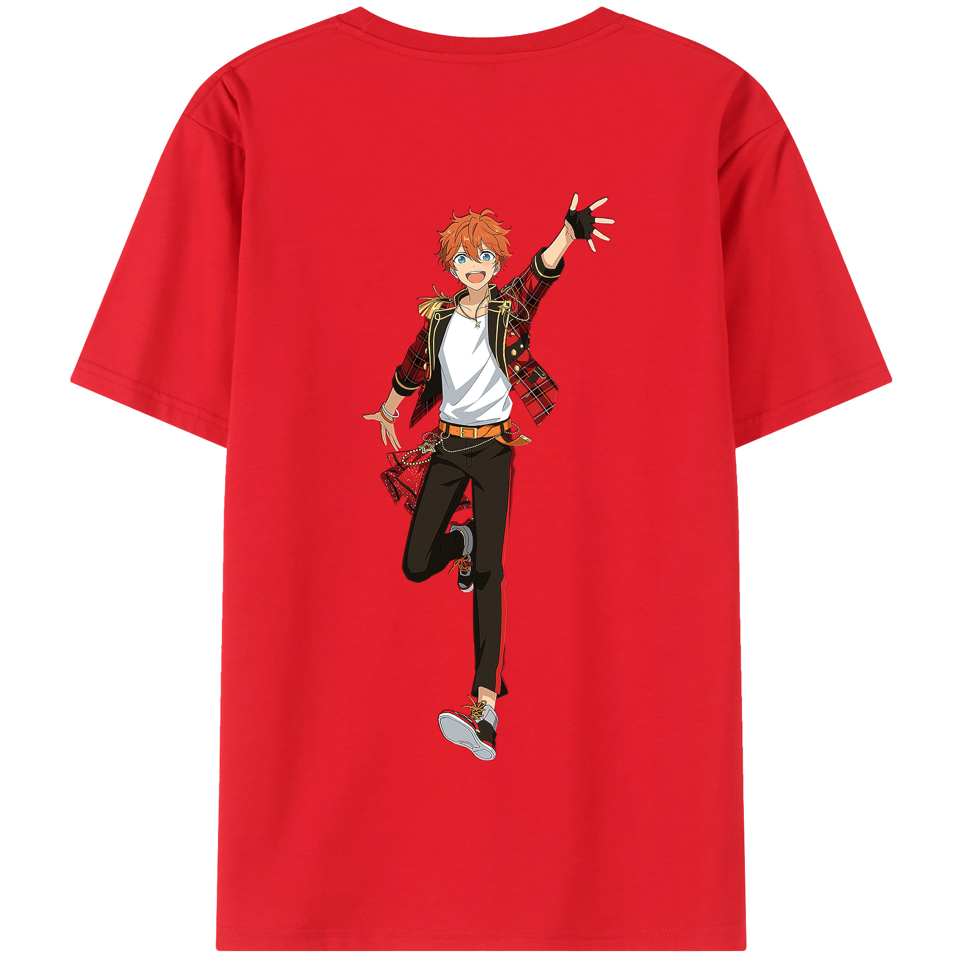 （画像用） あんさんぶるスターズ! Ensemble Stars 綿100％半袖Tシャツ（背面プリント）