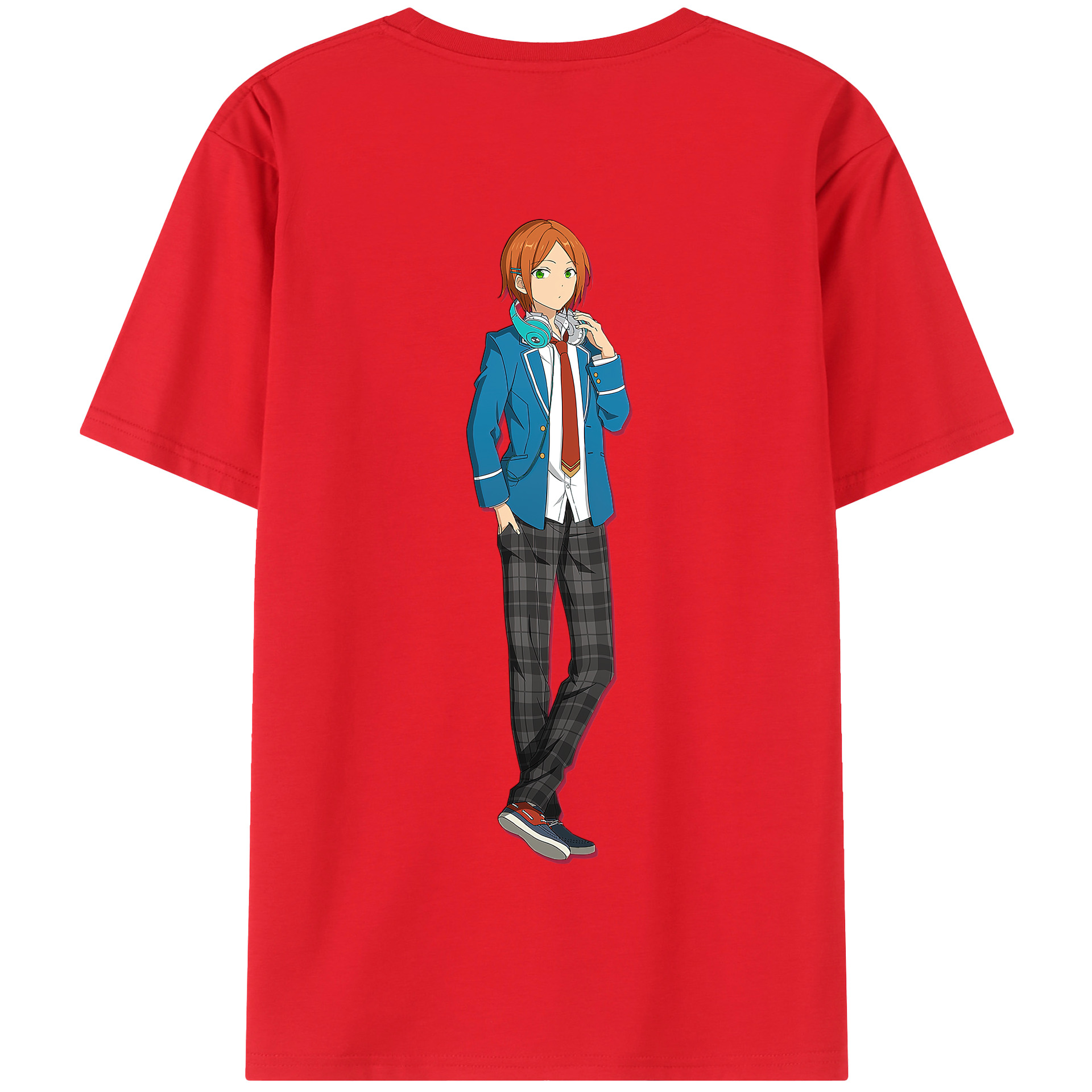 （画像用） あんさんぶるスターズ! Ensemble Stars 綿100％半袖Tシャツ（背面プリント）